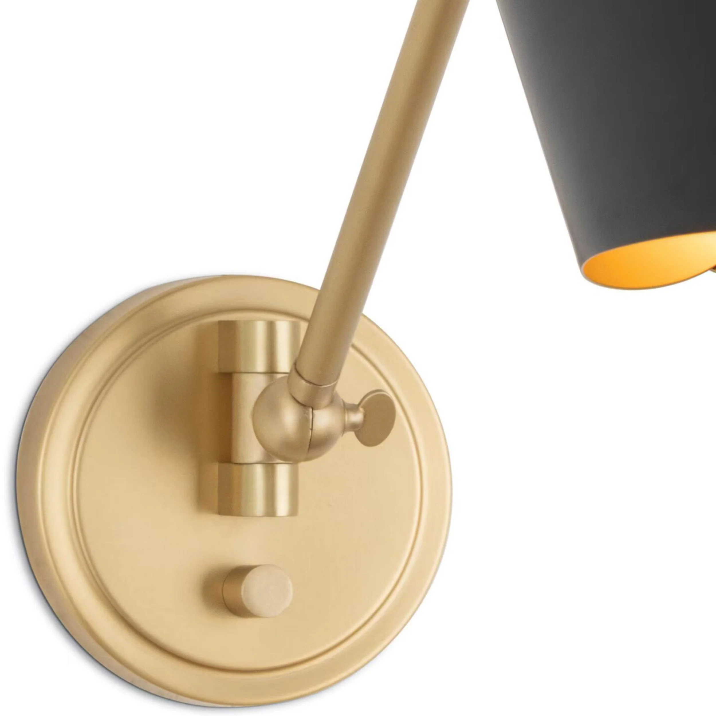 Vest Single Arm Sconce, Blacken Brass - Image 4