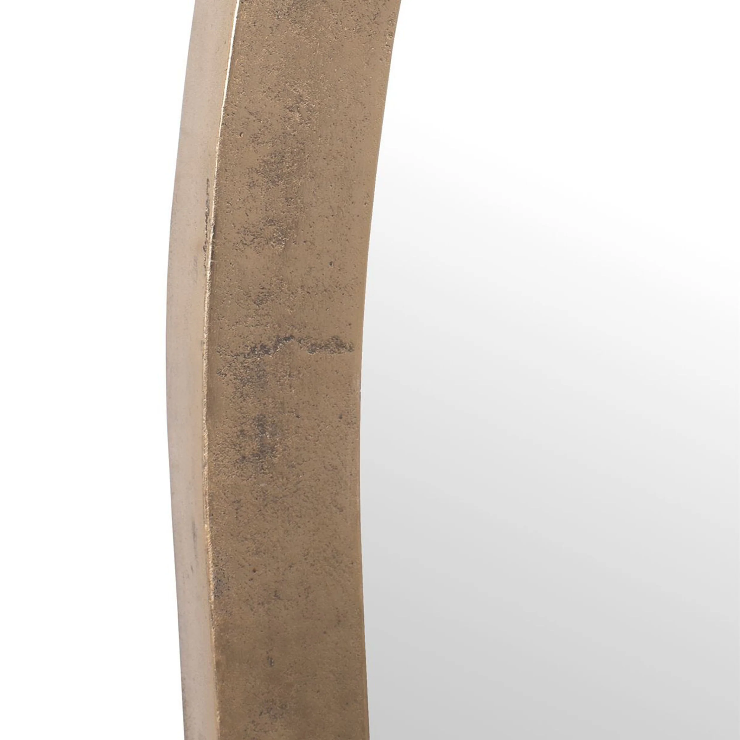Vestry Arch Mirror, Antique Brass - Image 3