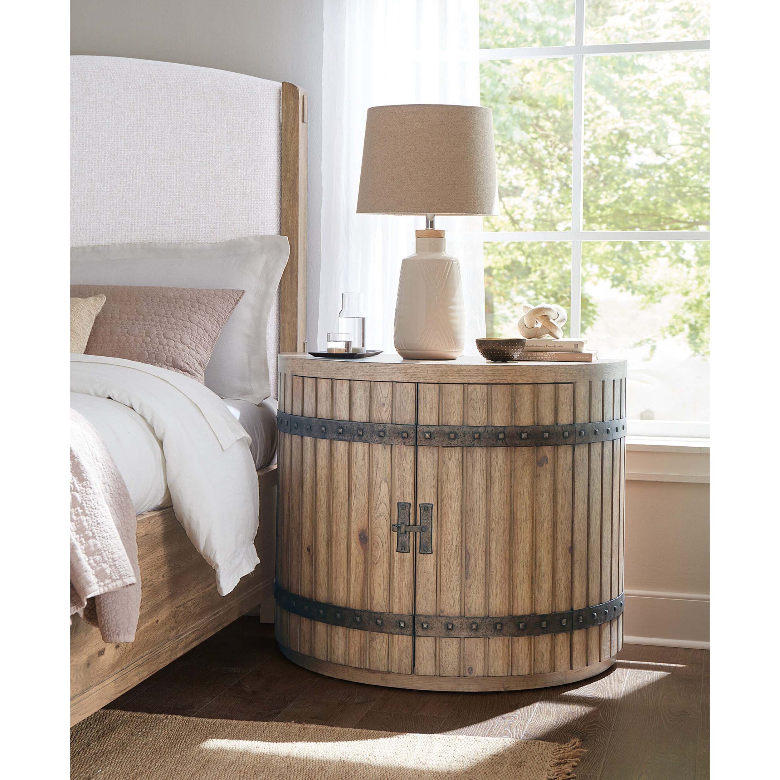 Vineyard Row Demilune Nightstand, Sonoma - Image 5