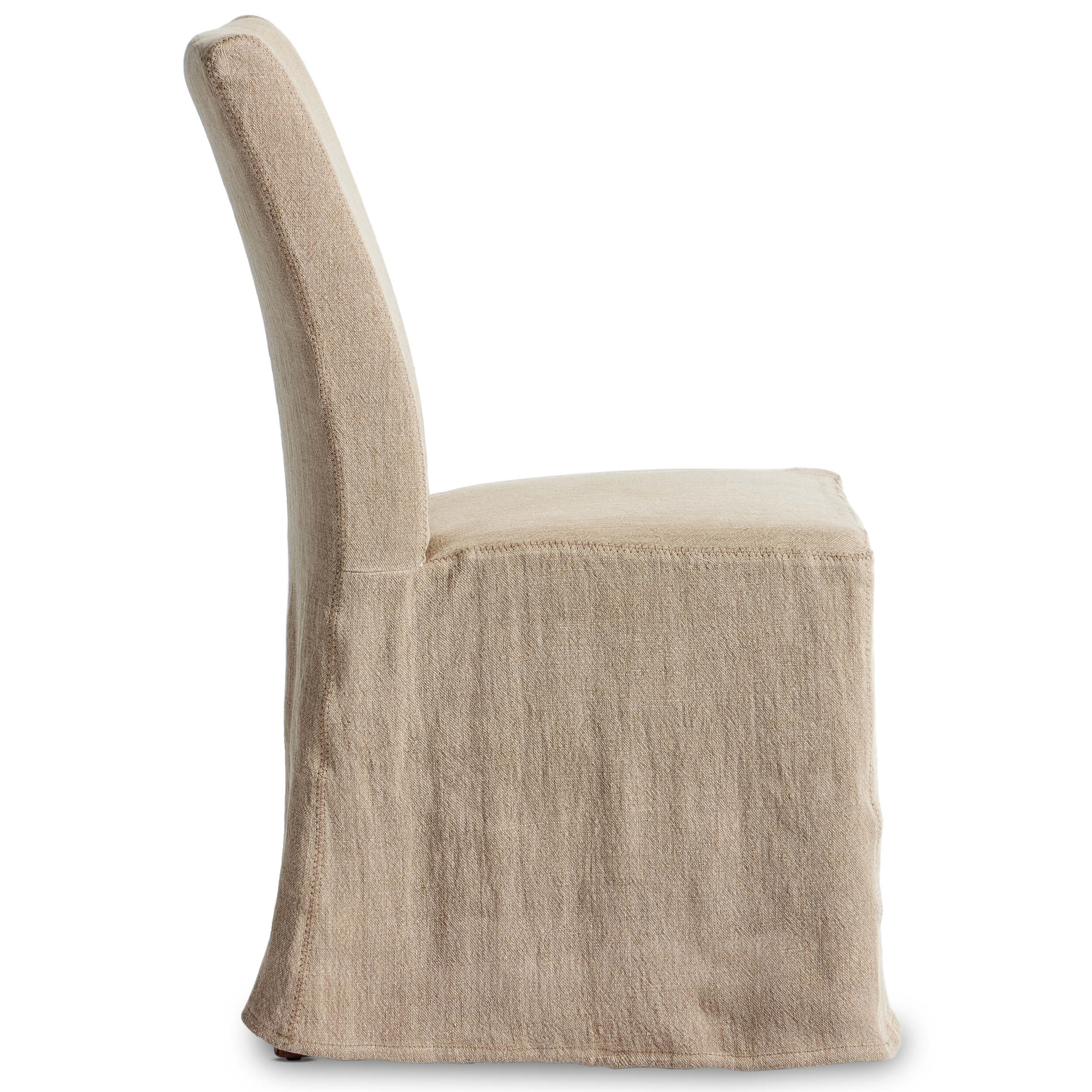 Vista Slipcovered Dining Chair, Broadway Canvas, Set of 2 by Four Hands - Image 3