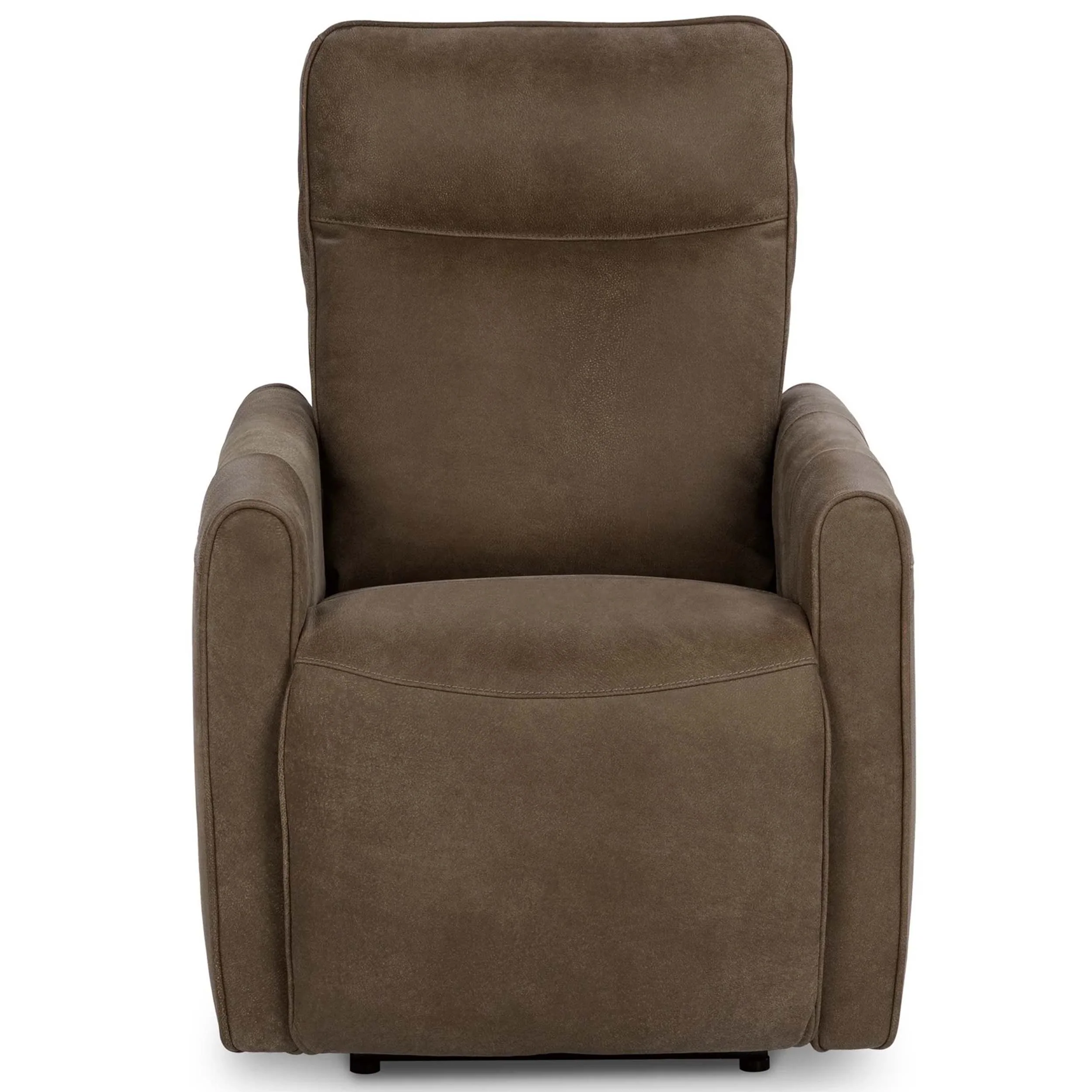 Vivica Leather Power Recliner, Dark Brown - Image 2