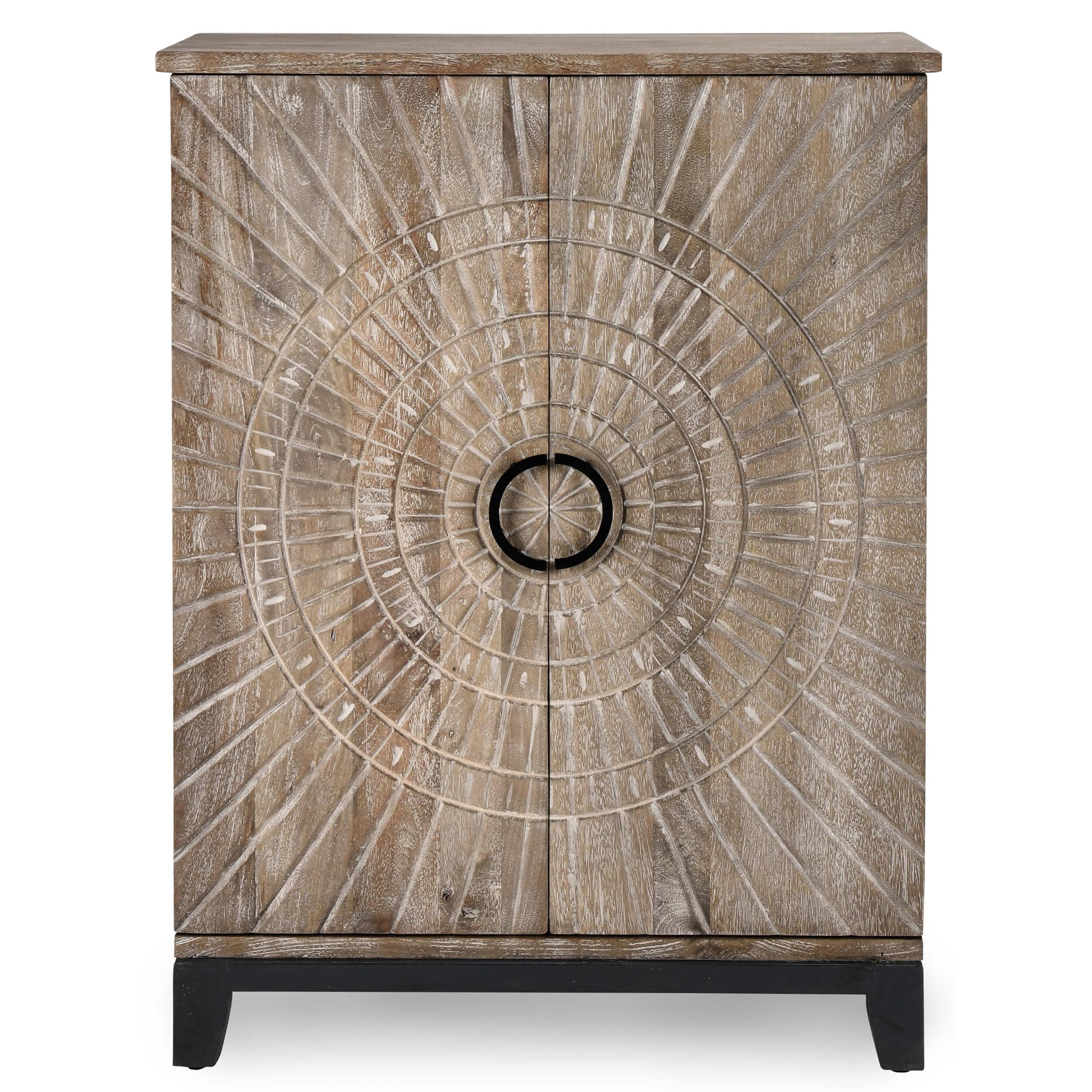 Vivienne Bar Cabinet, Light Gray - Image 2