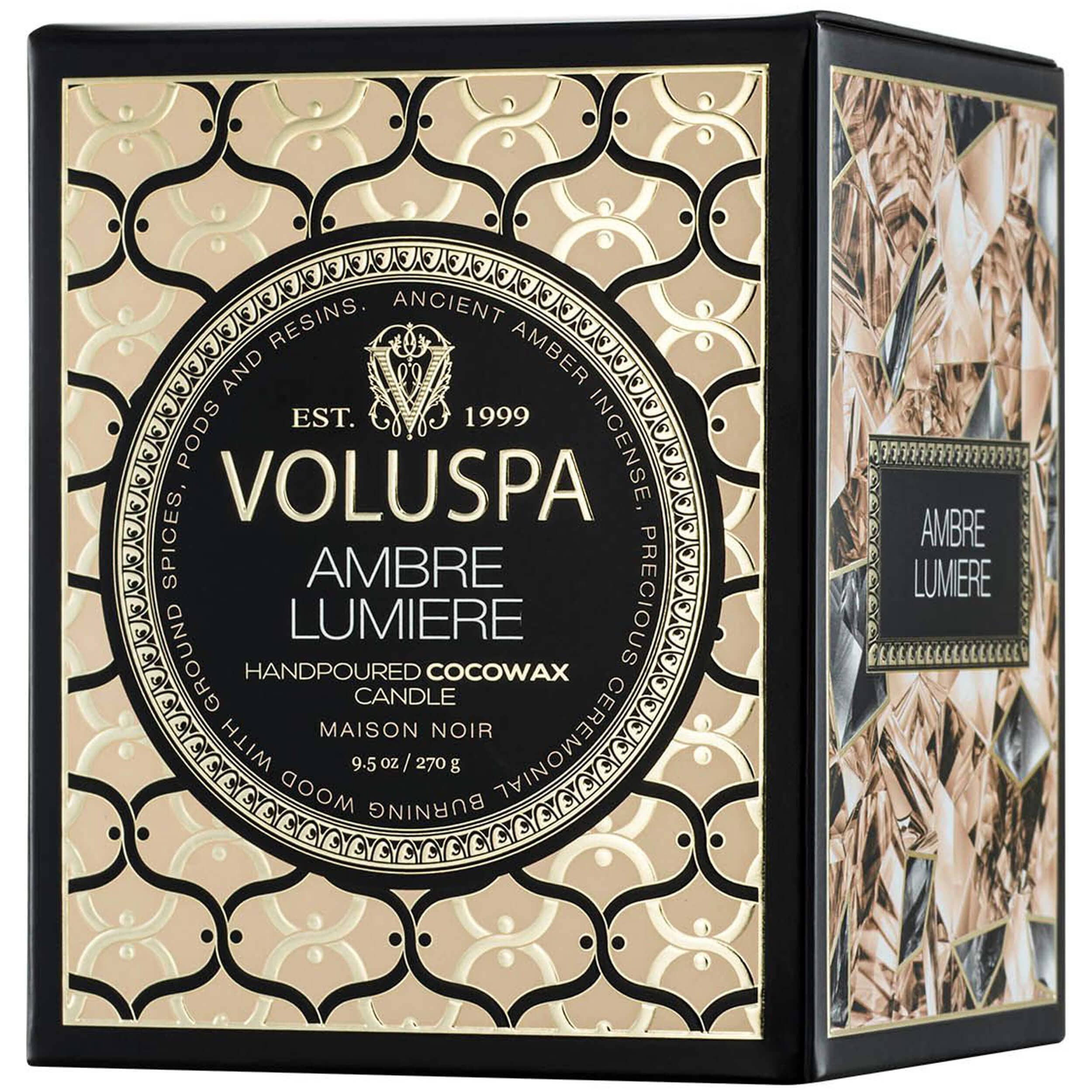 Voluspa Candle Ambre Lumiere, Classic Candle - Image 4