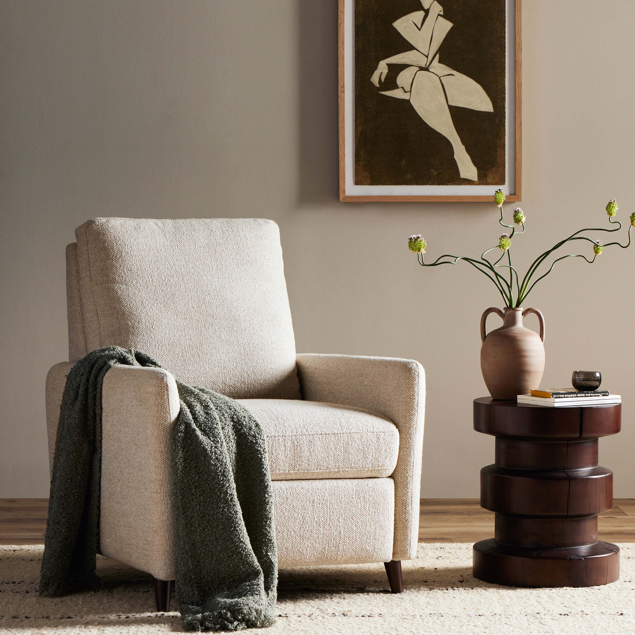 Wallen Recliner, Nova Taupe by Four Hands - Image 7