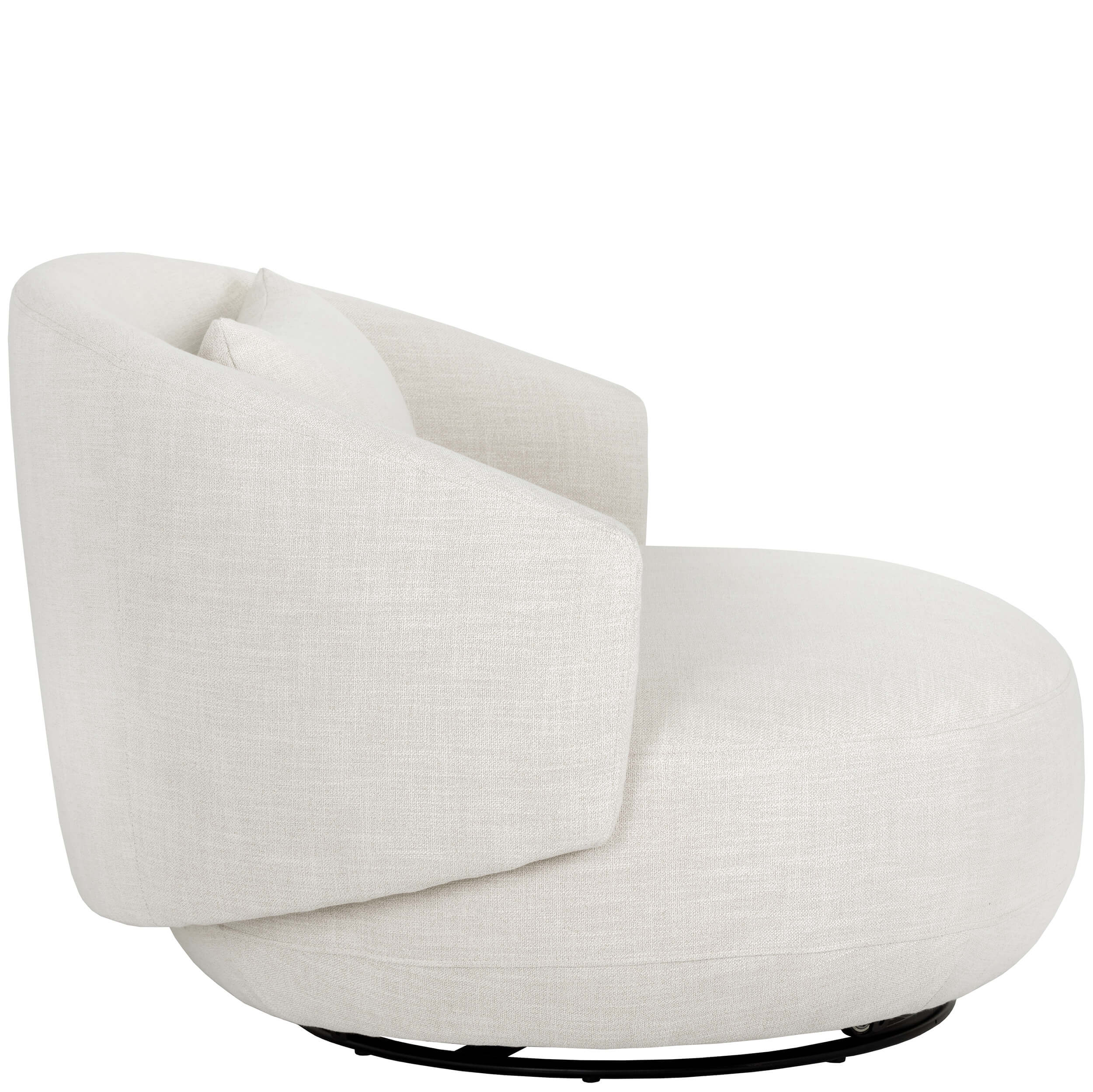 Walsh Swivel Lounge Chair, Effie Linen - Image 2