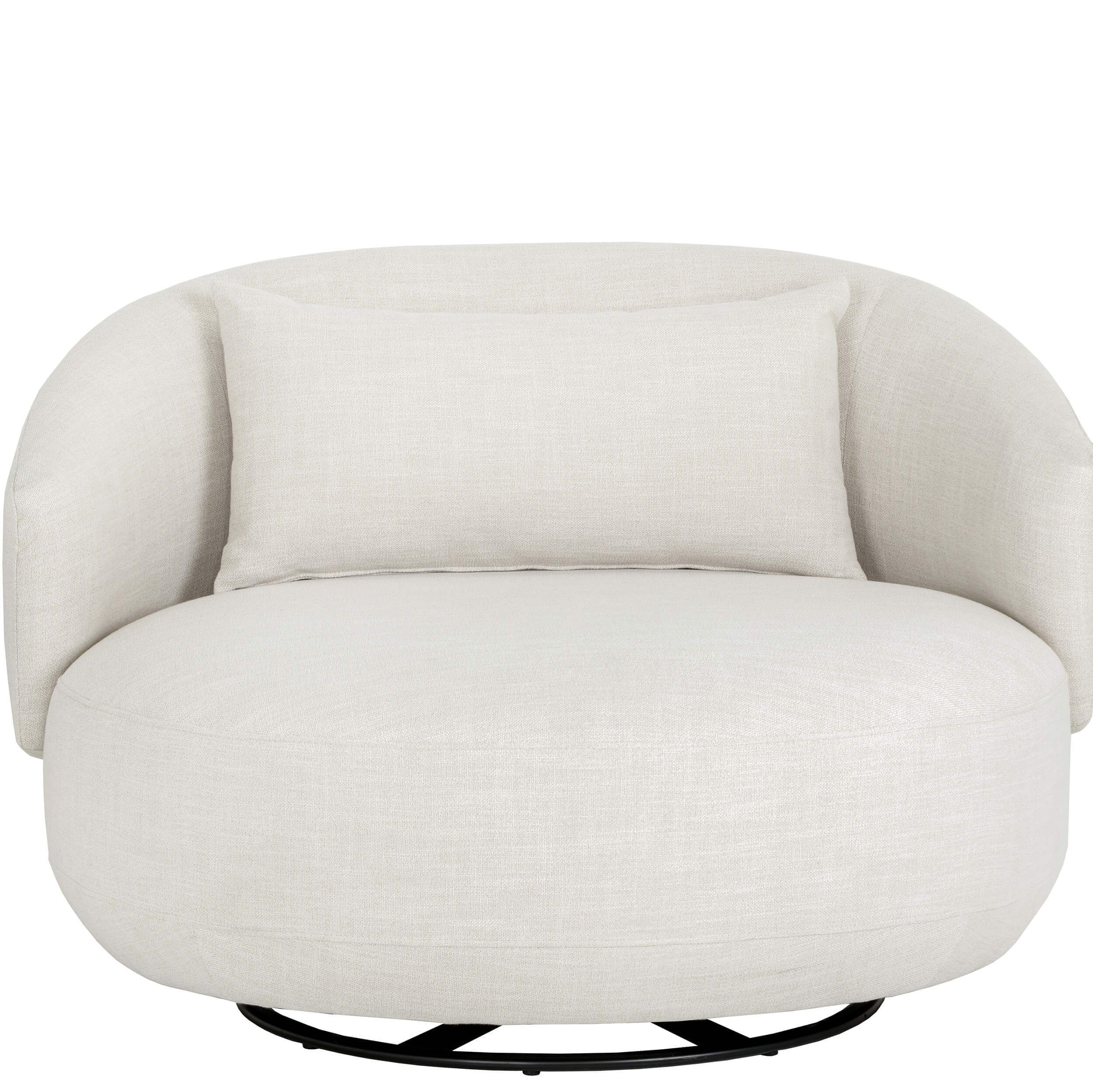 Walsh Swivel Lounge Chair, Effie Linen - Image 3