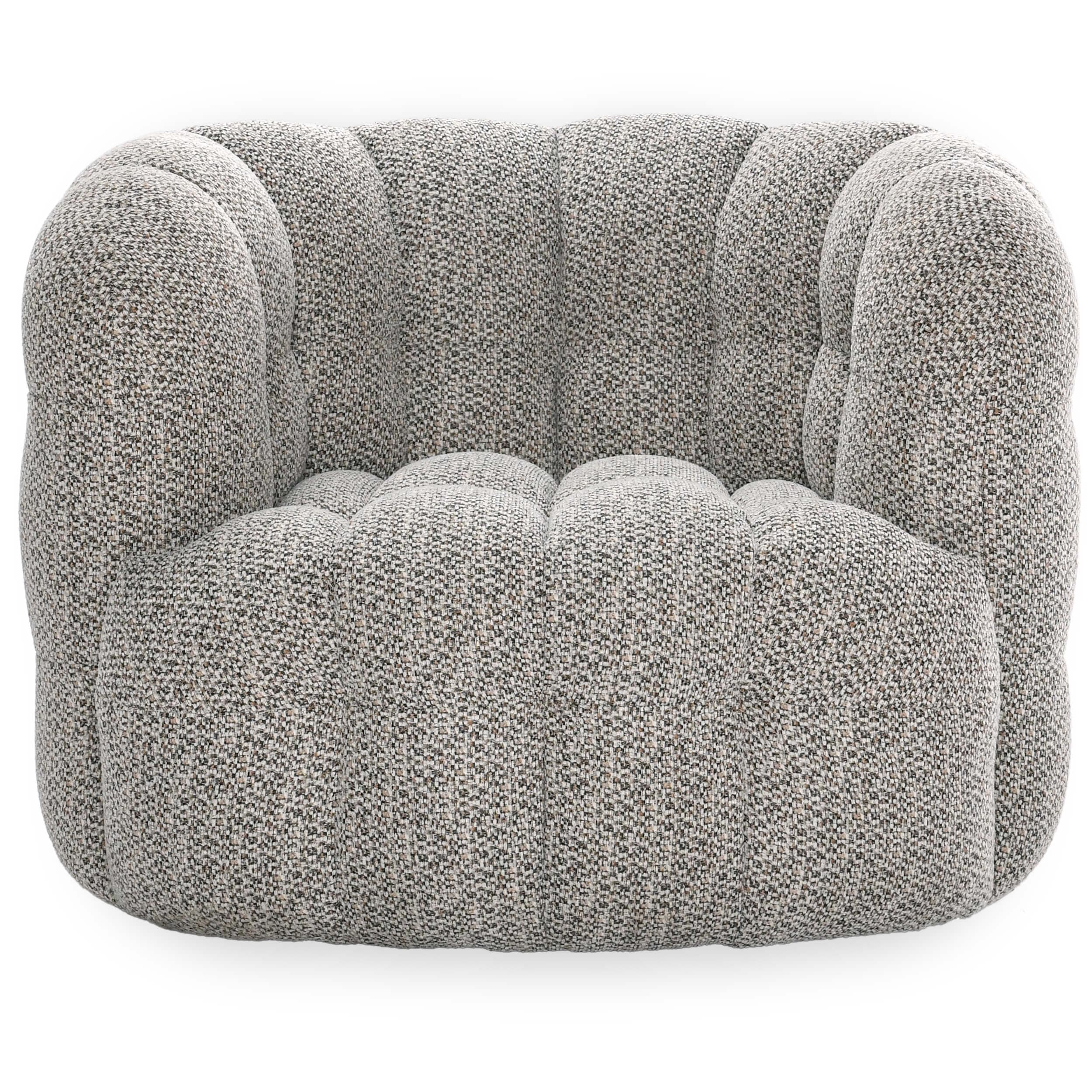 Walter Swivel Chair, Heathered Gray - Image 2