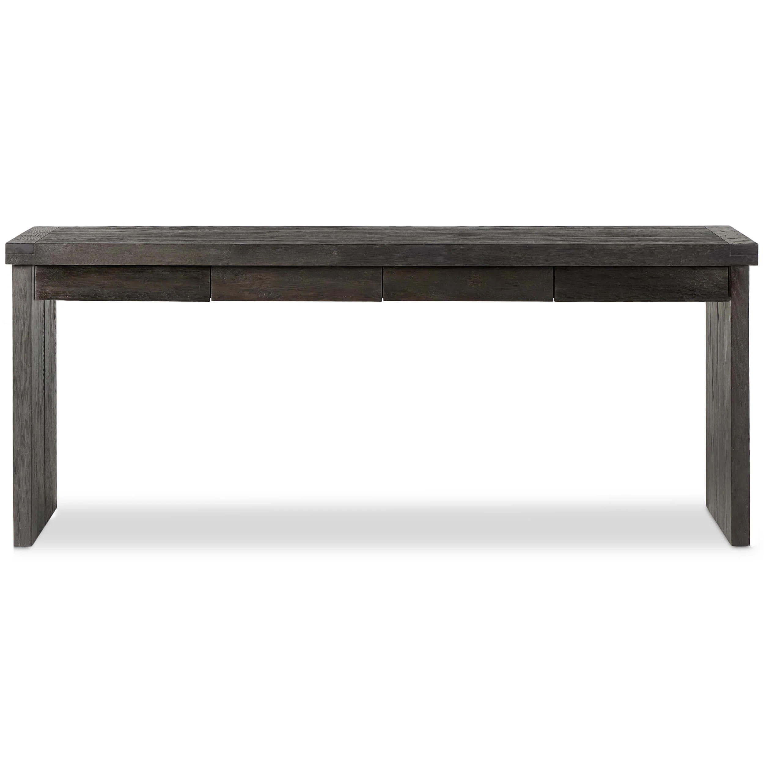 Warby Desk, Worn Black by Four Hands - Image 3