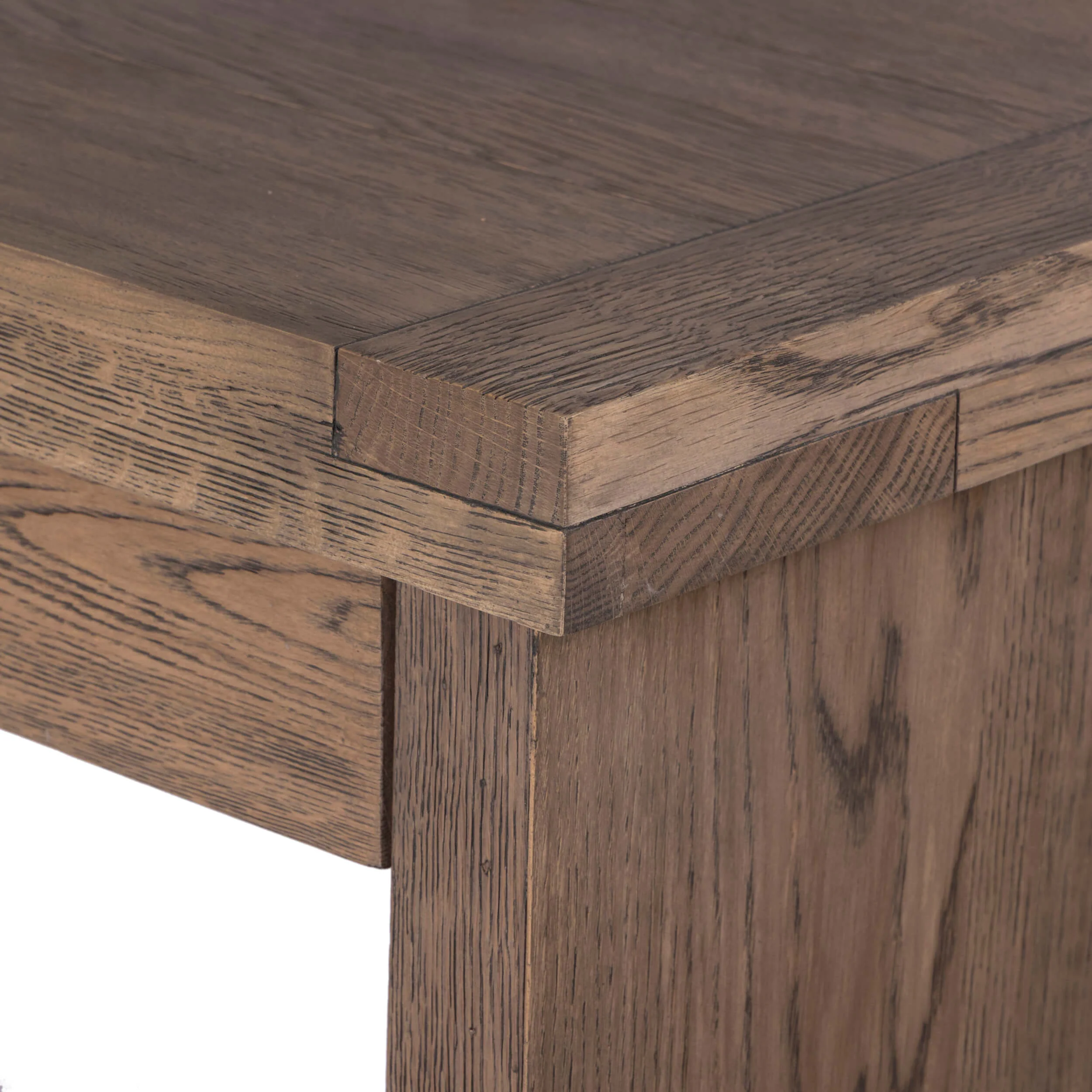 Warby Dining Table, Worn Oak by Four Hands - Image 4