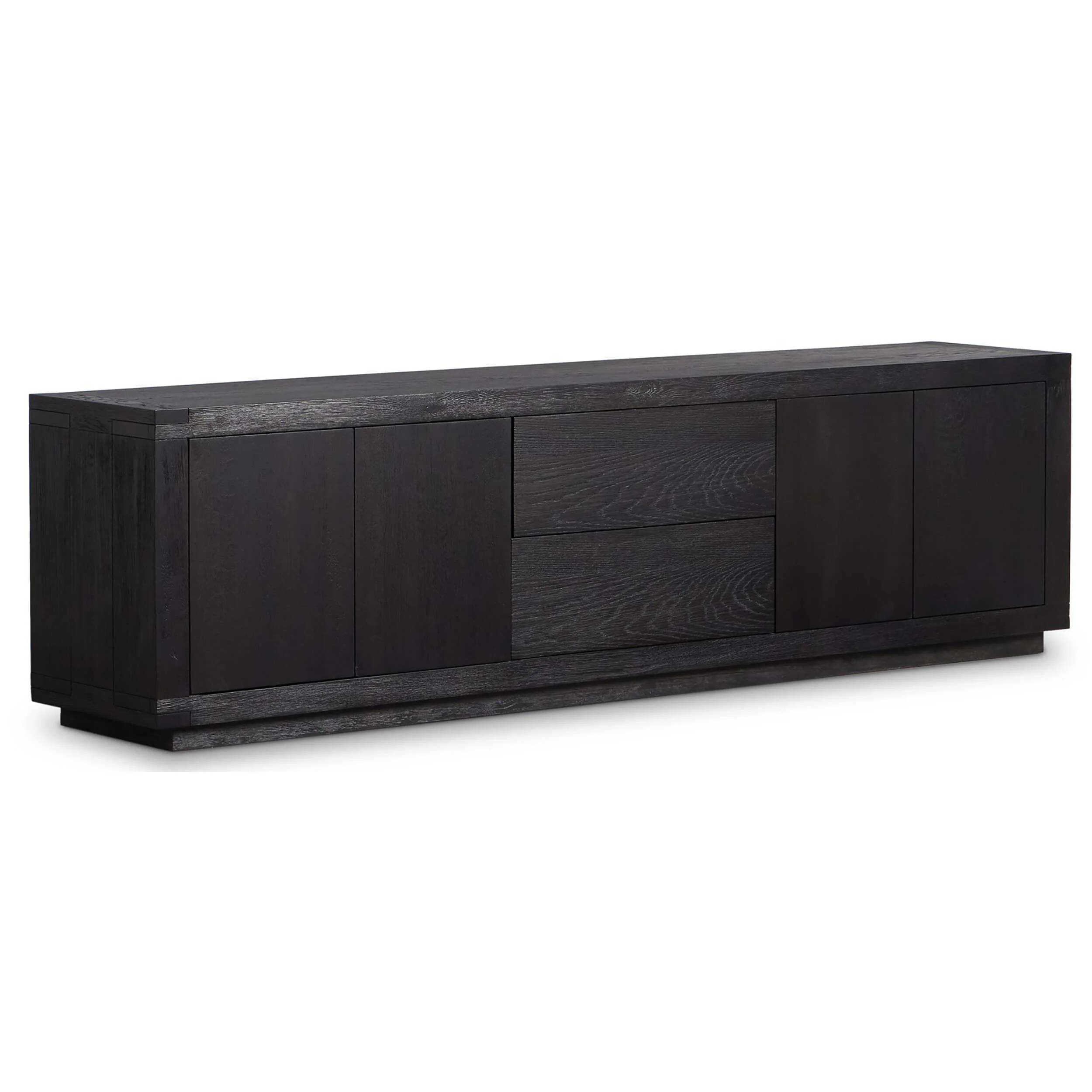 Warby Media Console, Worn Black by Four Hands