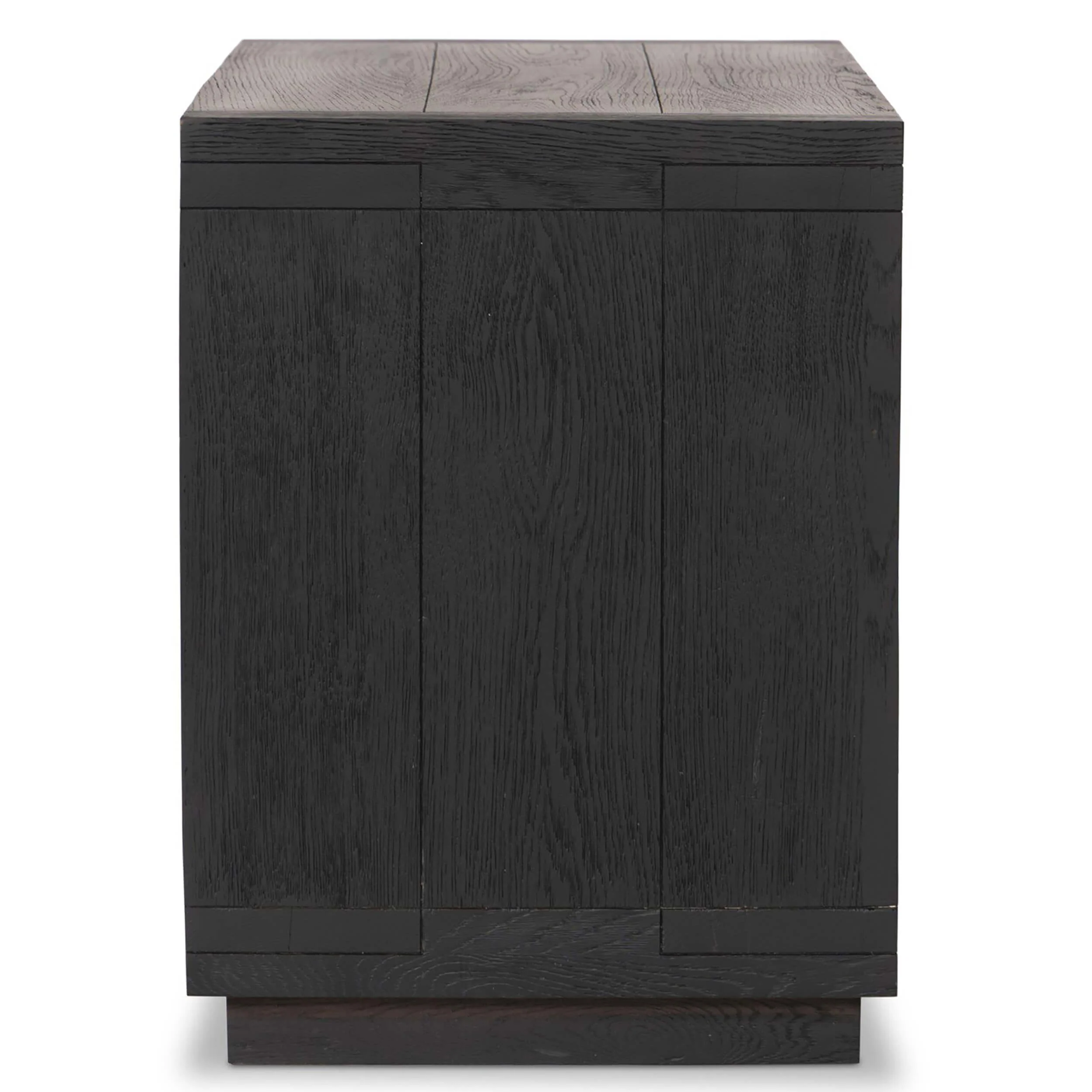 Warby Nightstand, Worn Black by Four Hands - Image 3
