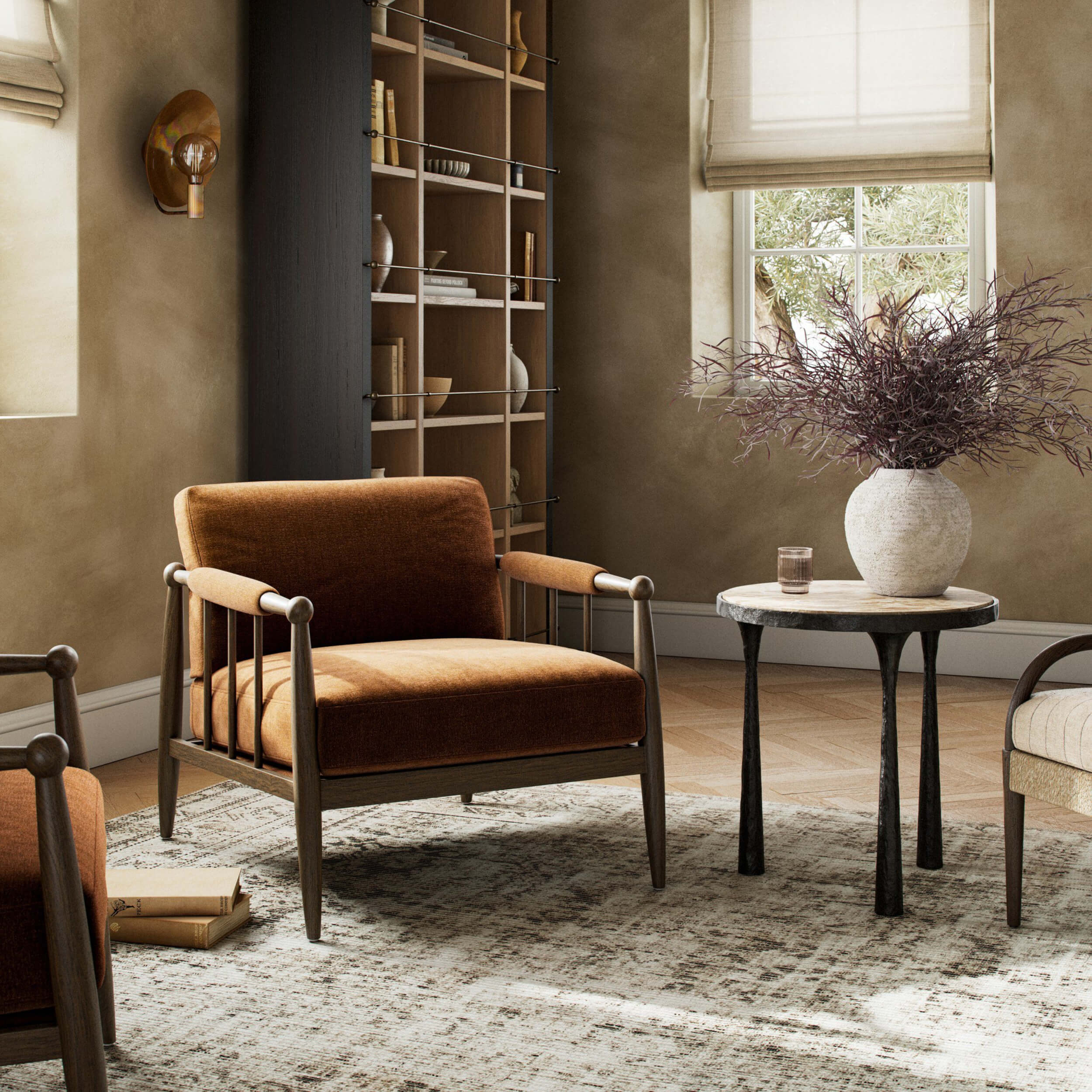 Warren Chair, Altair Sienna by Amber Lewis x Four Hands - Image 5