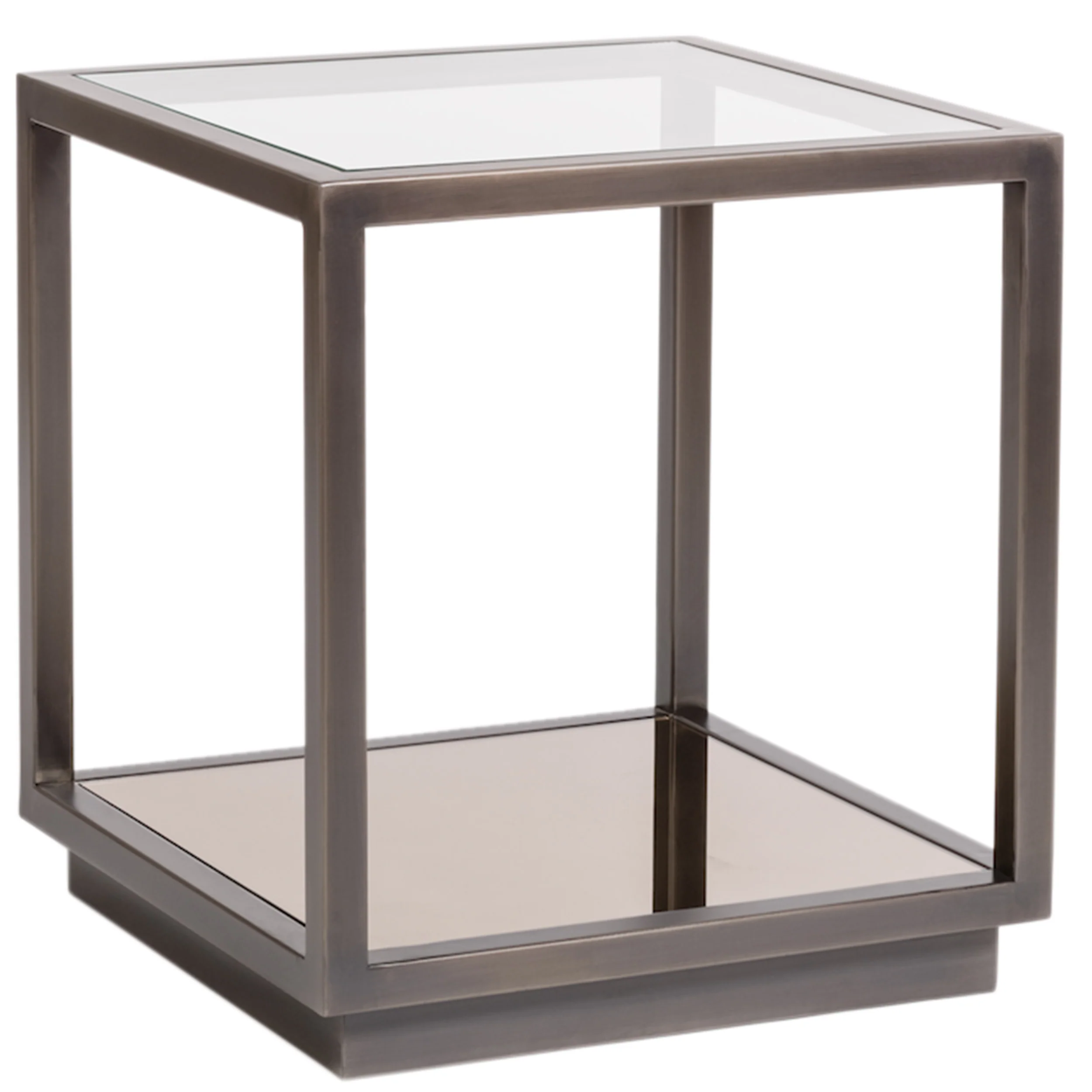 Warren End Table, Gunmetal