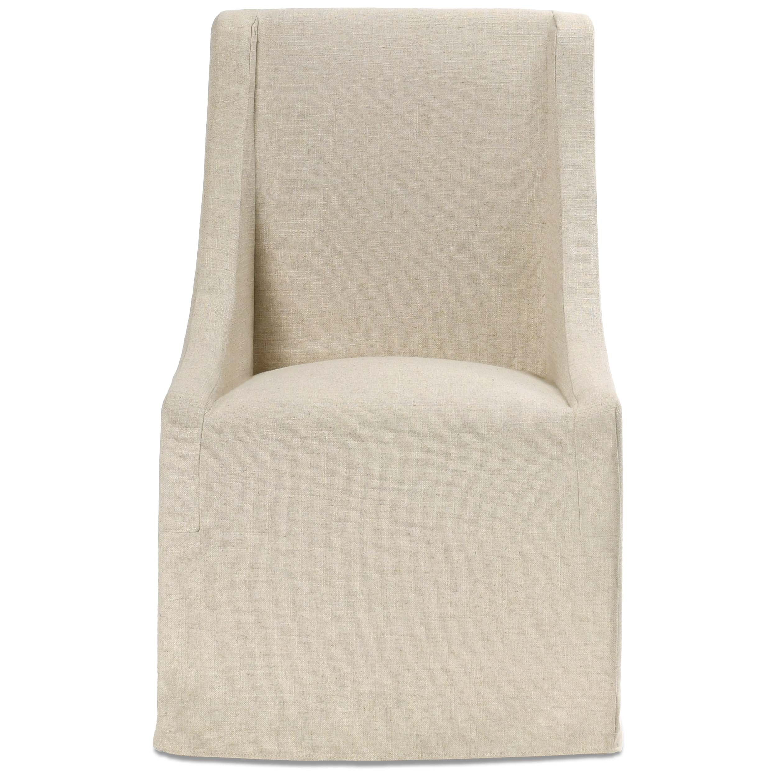 Warwick Rolling Dining Chair, Oatmeal, Set of 2 - Image 2
