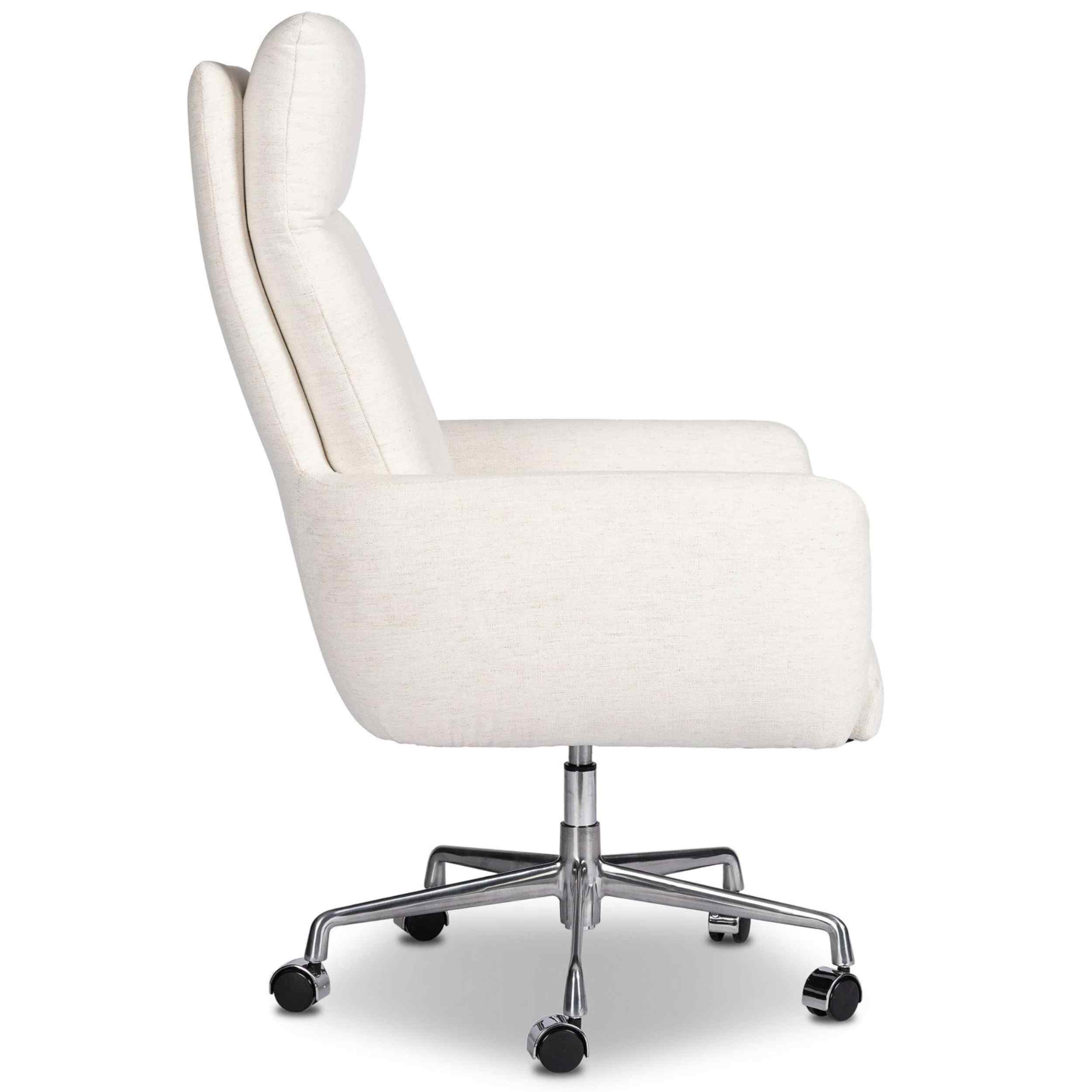 Wayland Desk Chair, Nomad Snow by Four Hands - Image 3