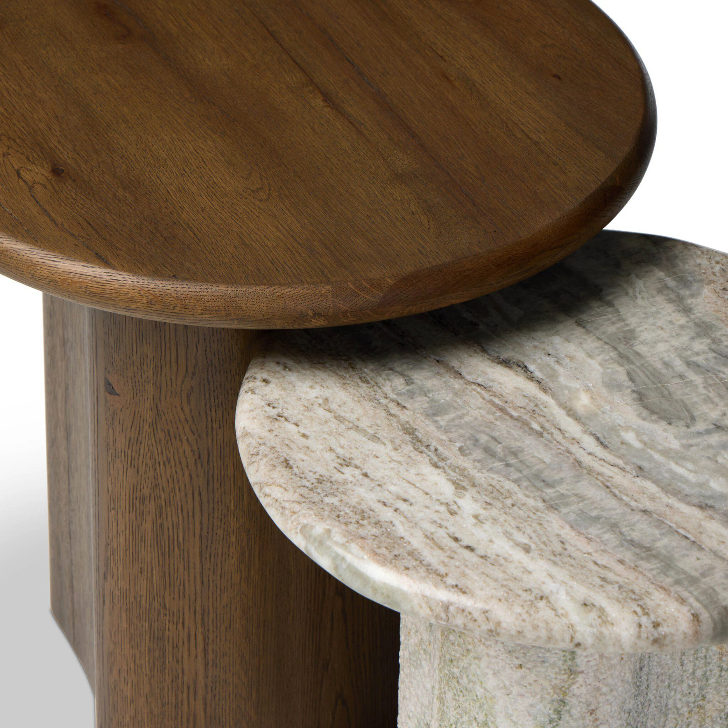 Waylie Nesting End Tables, River Grey/Rustic Fawn by Amber Lewis x Four Hands - Image 5
