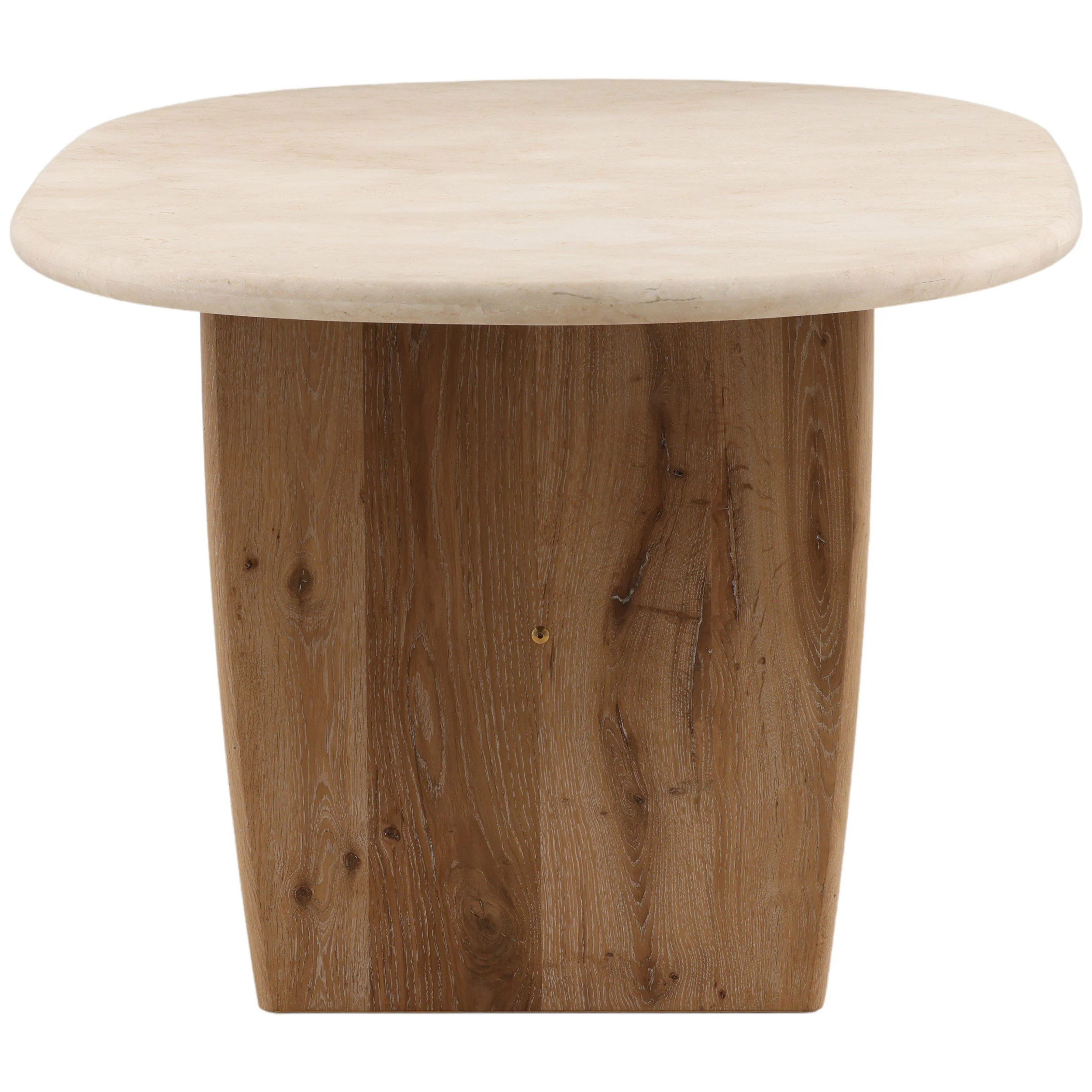 Waylon Oval DiningTable, Cream - Image 3