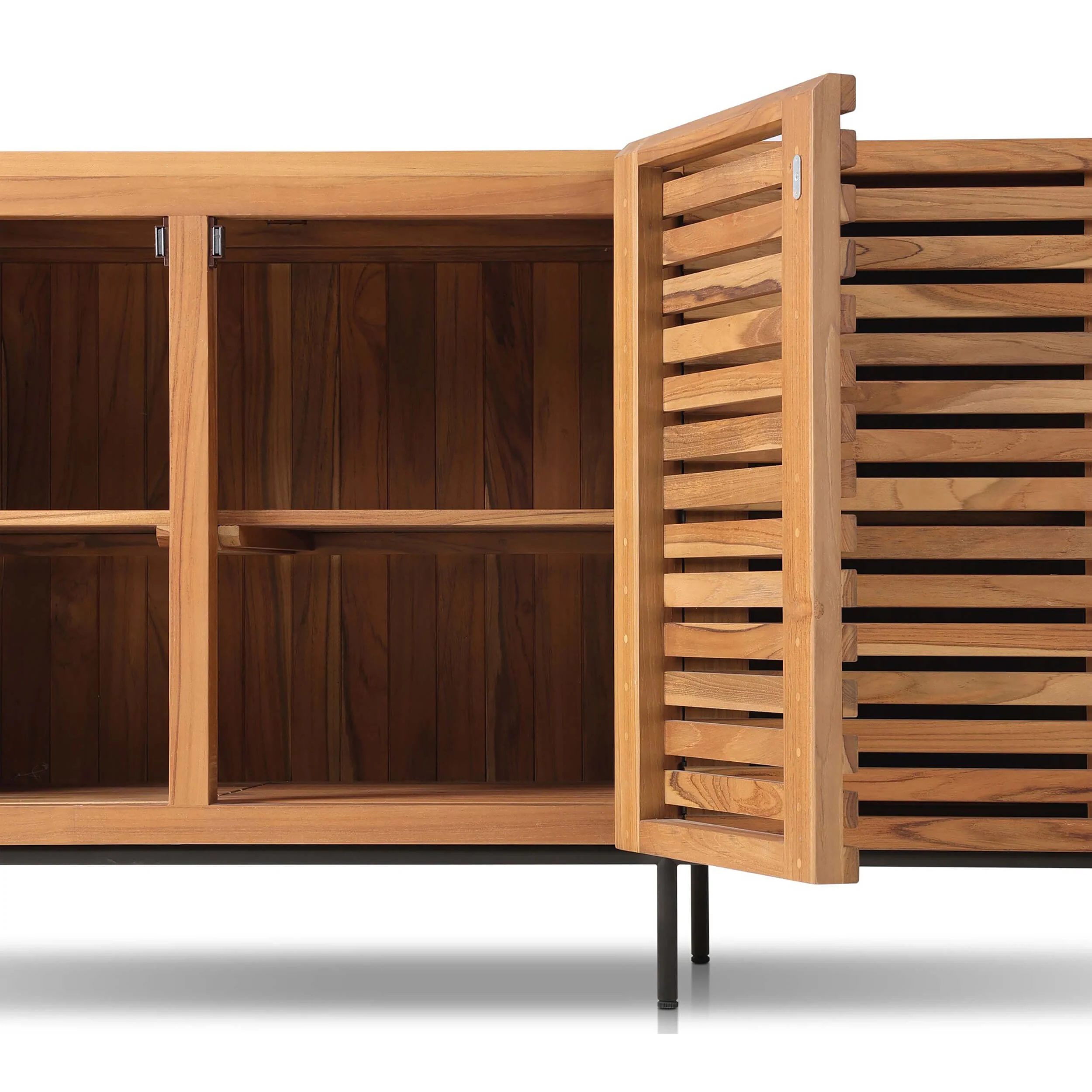 Webb Outdoor Sideboard, Natural by Four Hands - Image 5