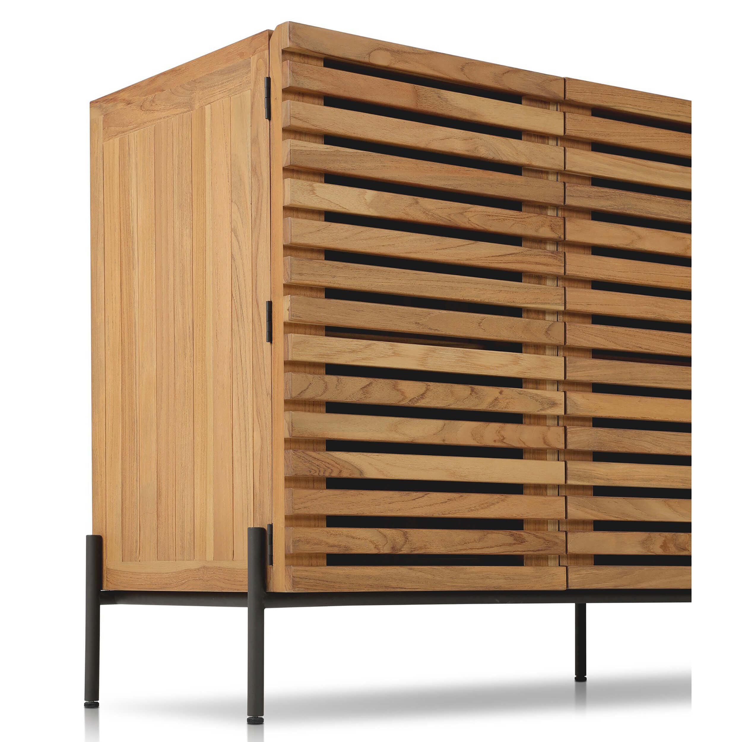 Webb Outdoor Sideboard, Natural by Four Hands - Image 6