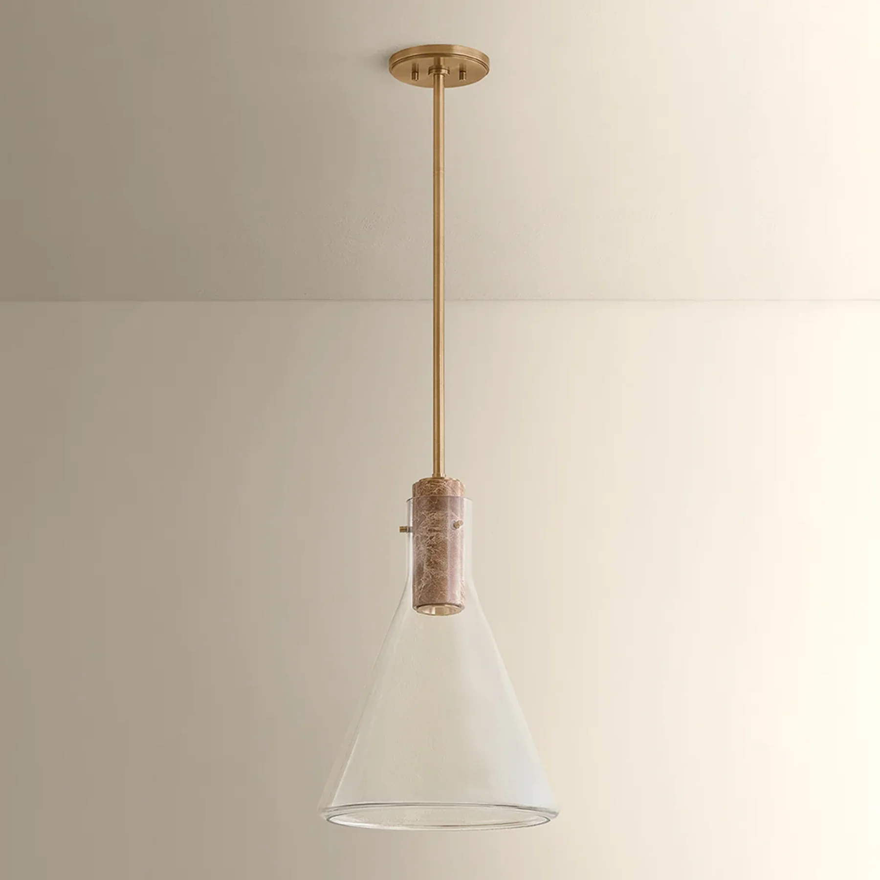West Hill Pendant, Patina Brass - Image 4
