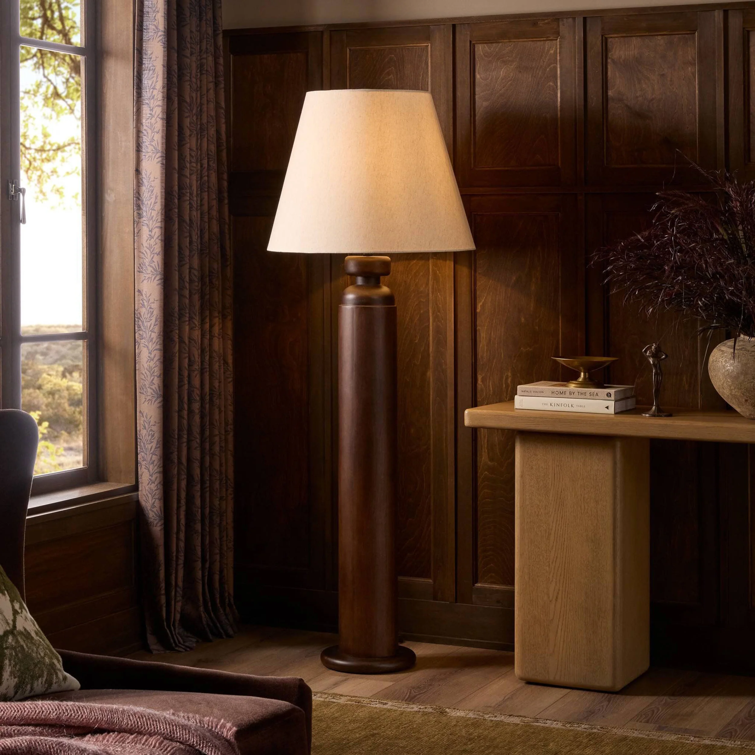 Westley Floor Lamp, Russet Mango by Four Hands - Image 5