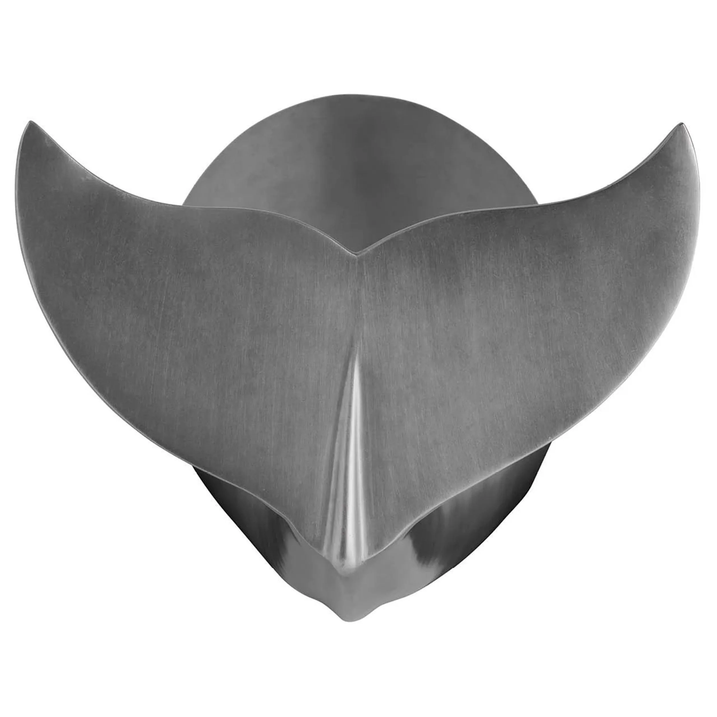 Whale Tail Accent Table, Antique Nickel - Image 3