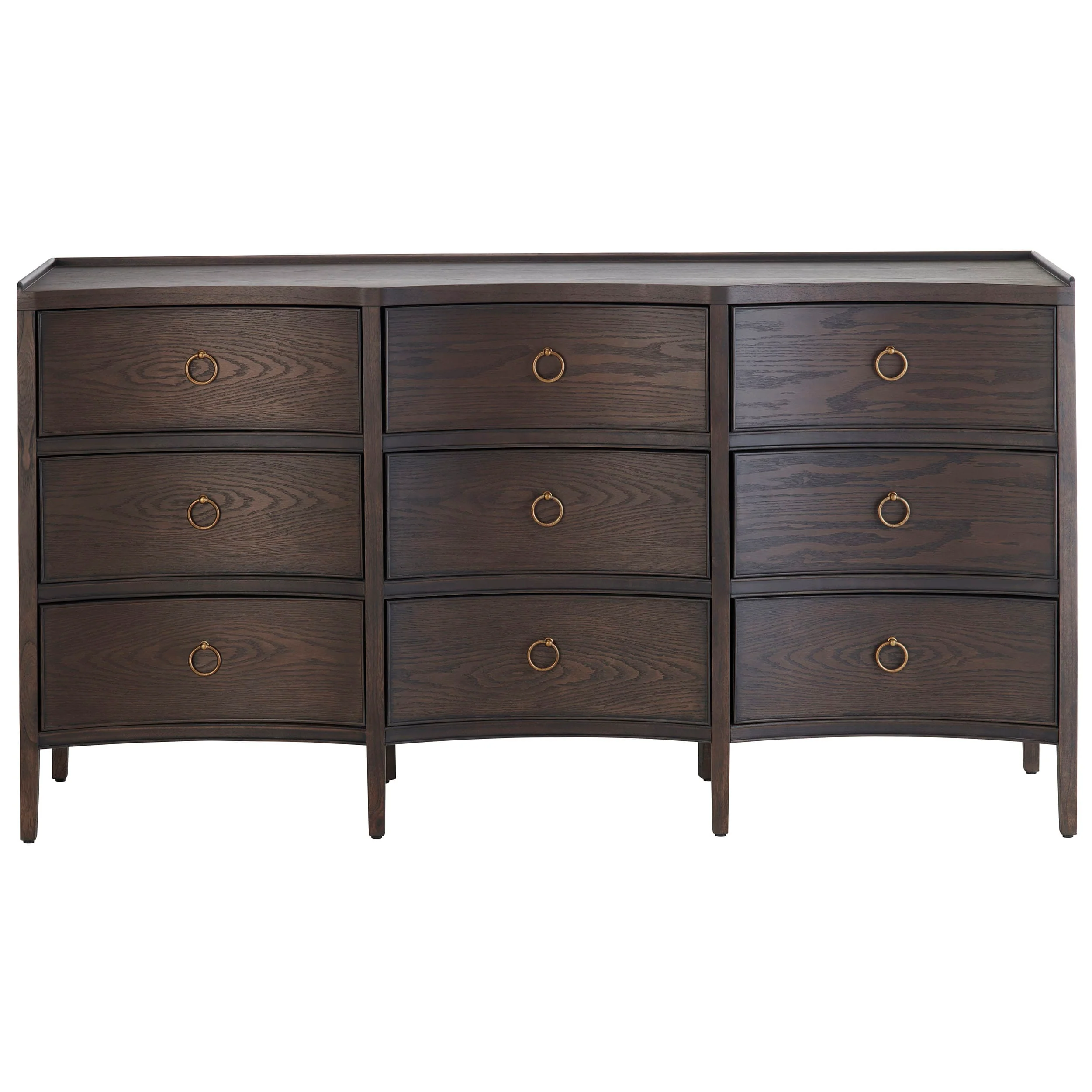 Franklin 9 Drawer Dresser, Dark Brown - Image 2