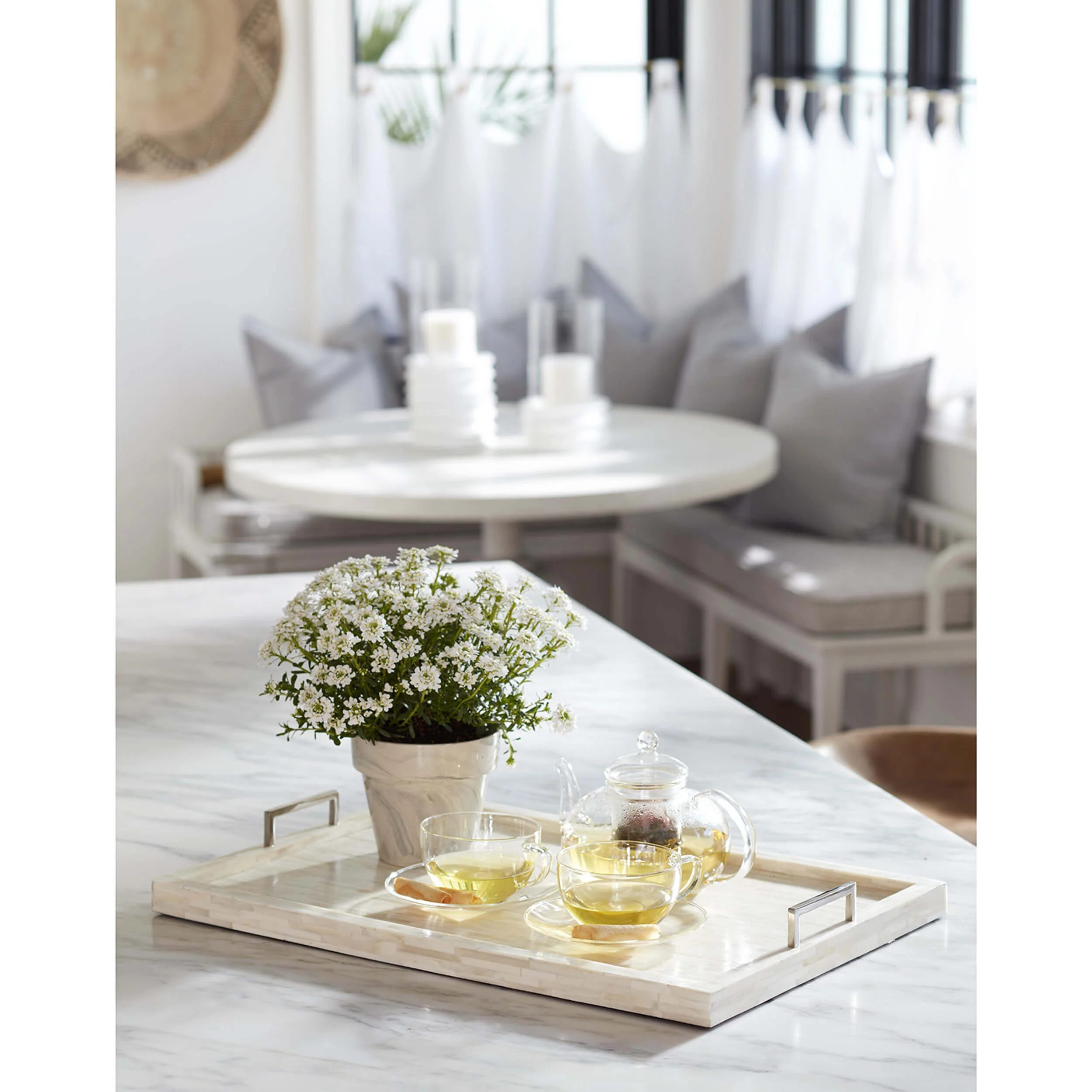 White Bone with Nickle Tray - Image 5