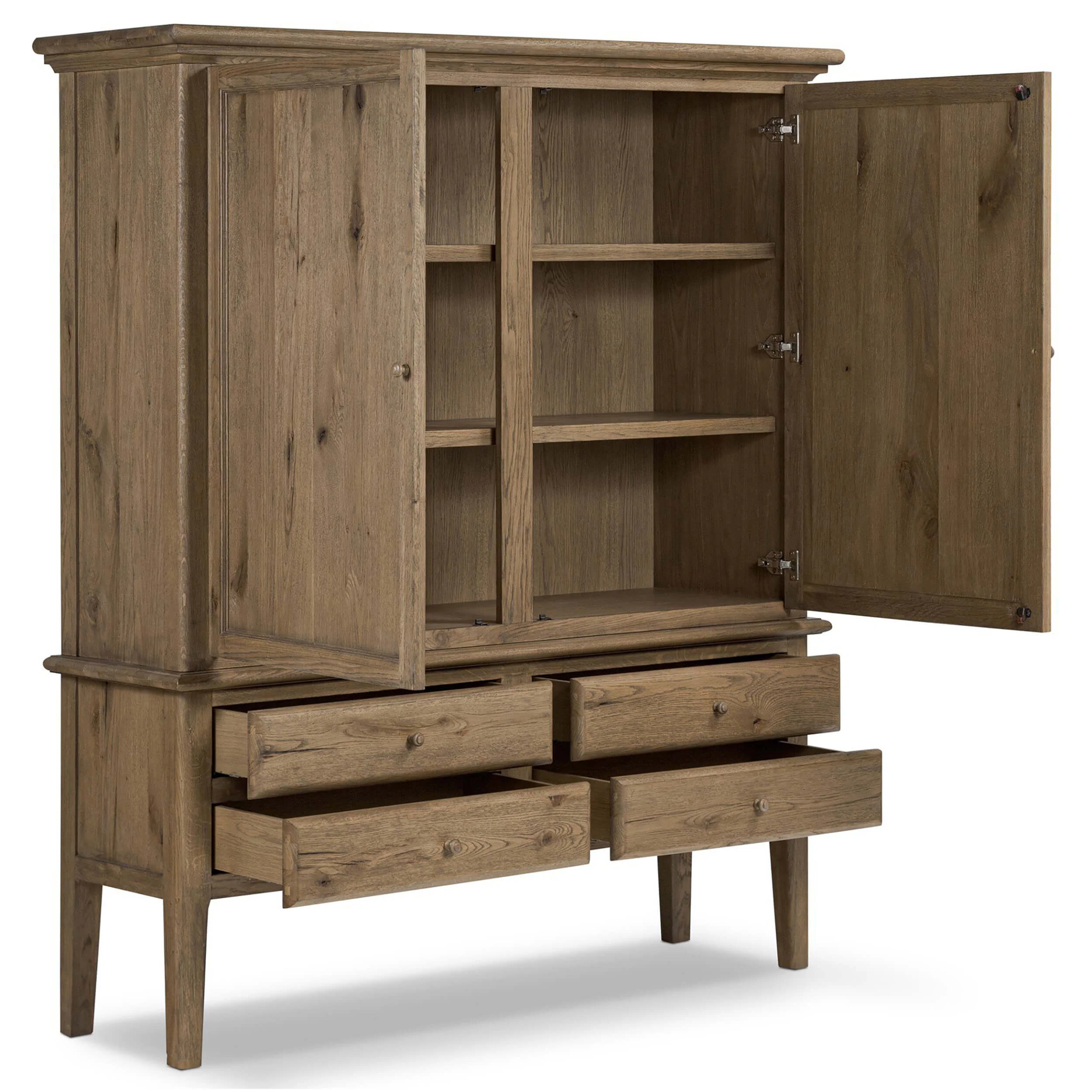 Whitman Cabinet, Worn Oak by Four Hands - Image 4