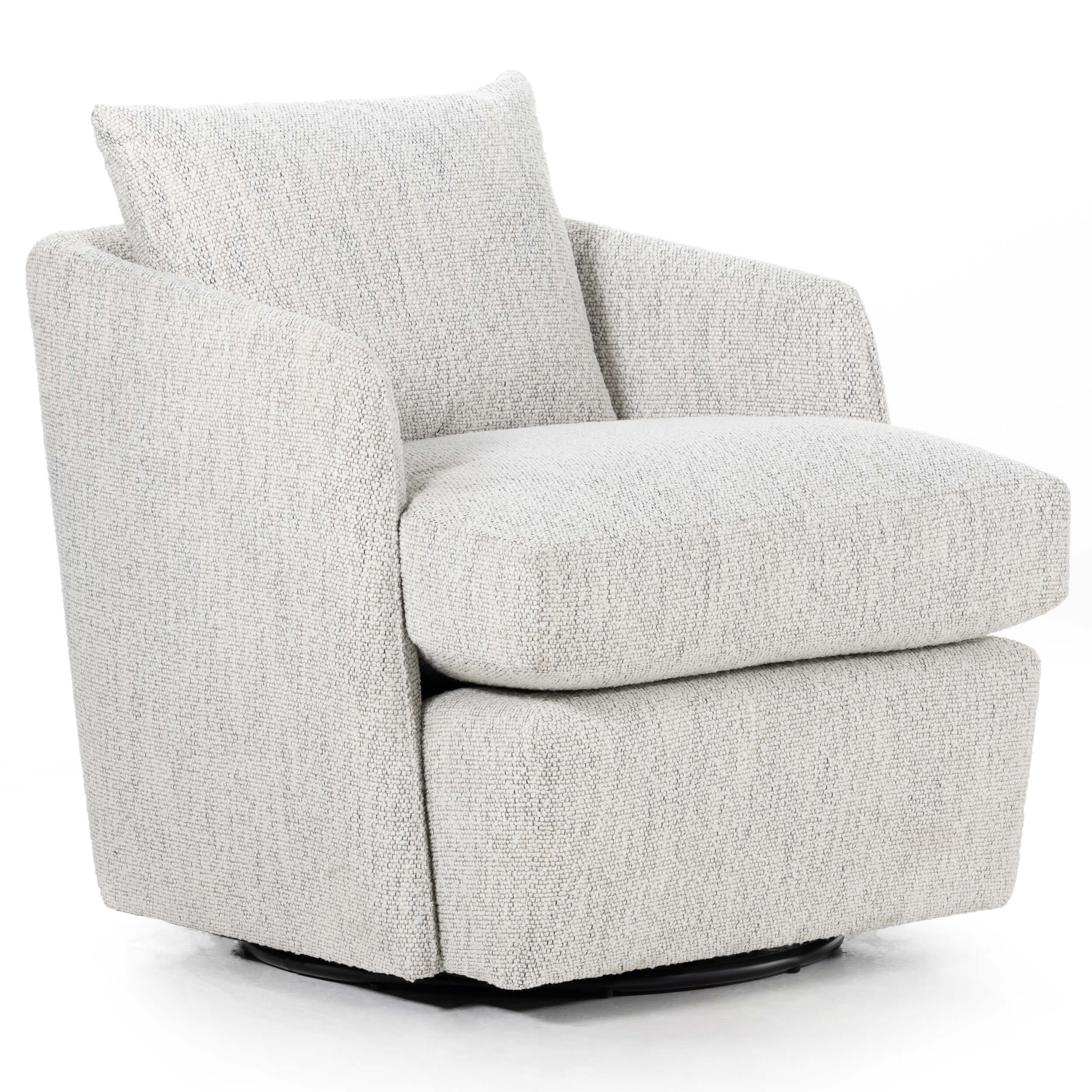 Whittaker Swivel Chair, Merino Cotton by Four Hands