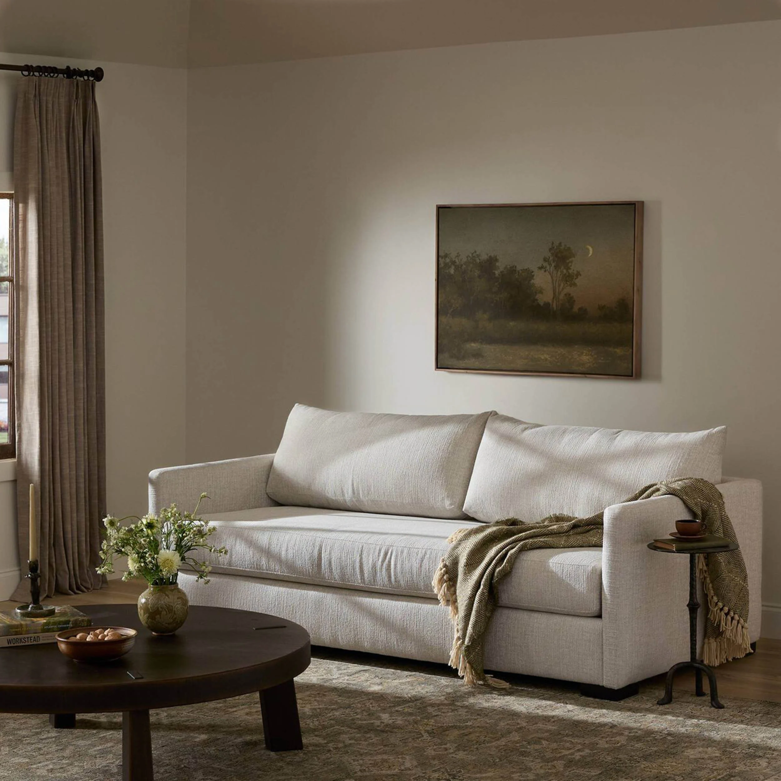 Wickham 86.5" Sofa, Alameda Snow by Four Hands - Image 5