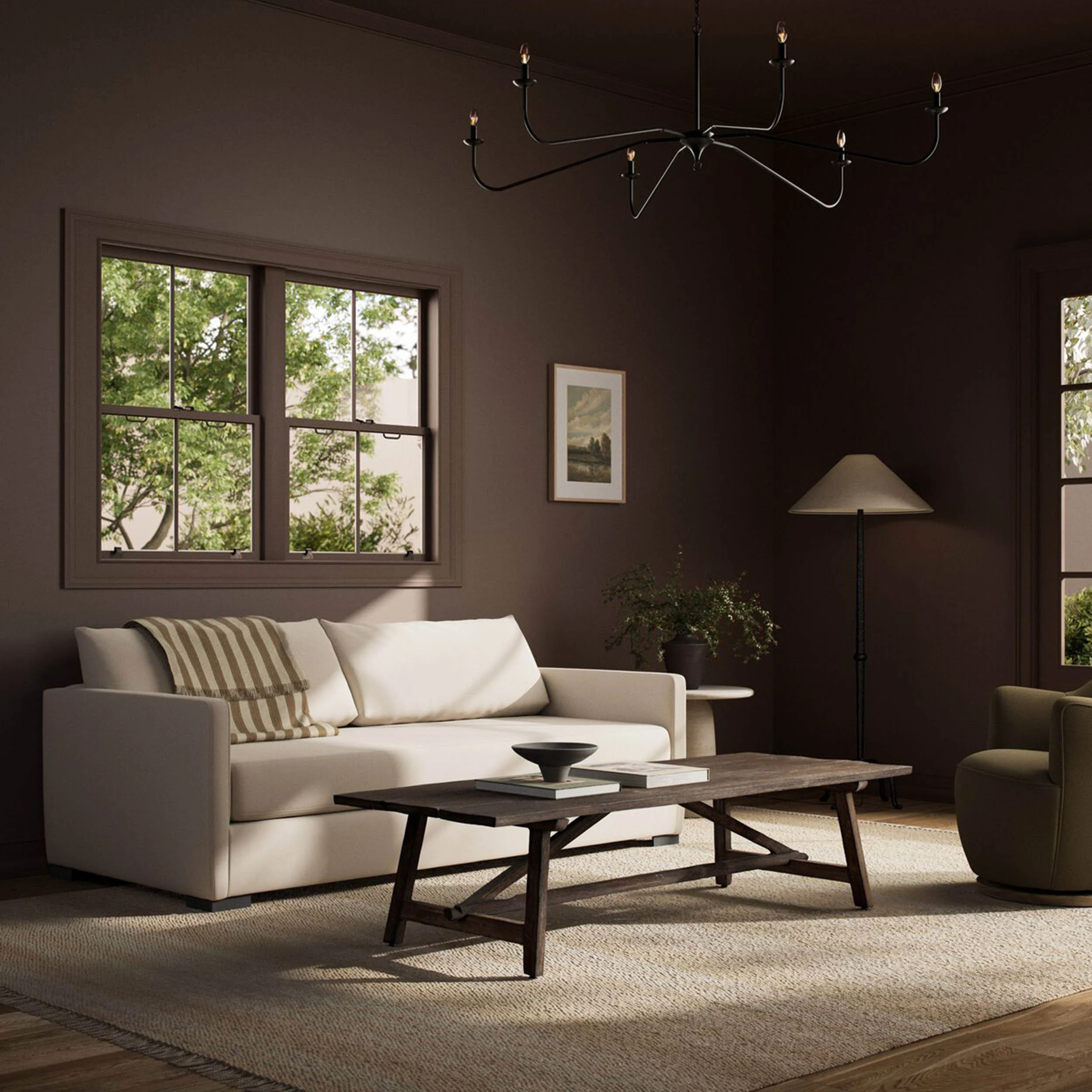 Wickham 86.5" Sofa, Nomad Marshmallow by Four Hands - Image 2