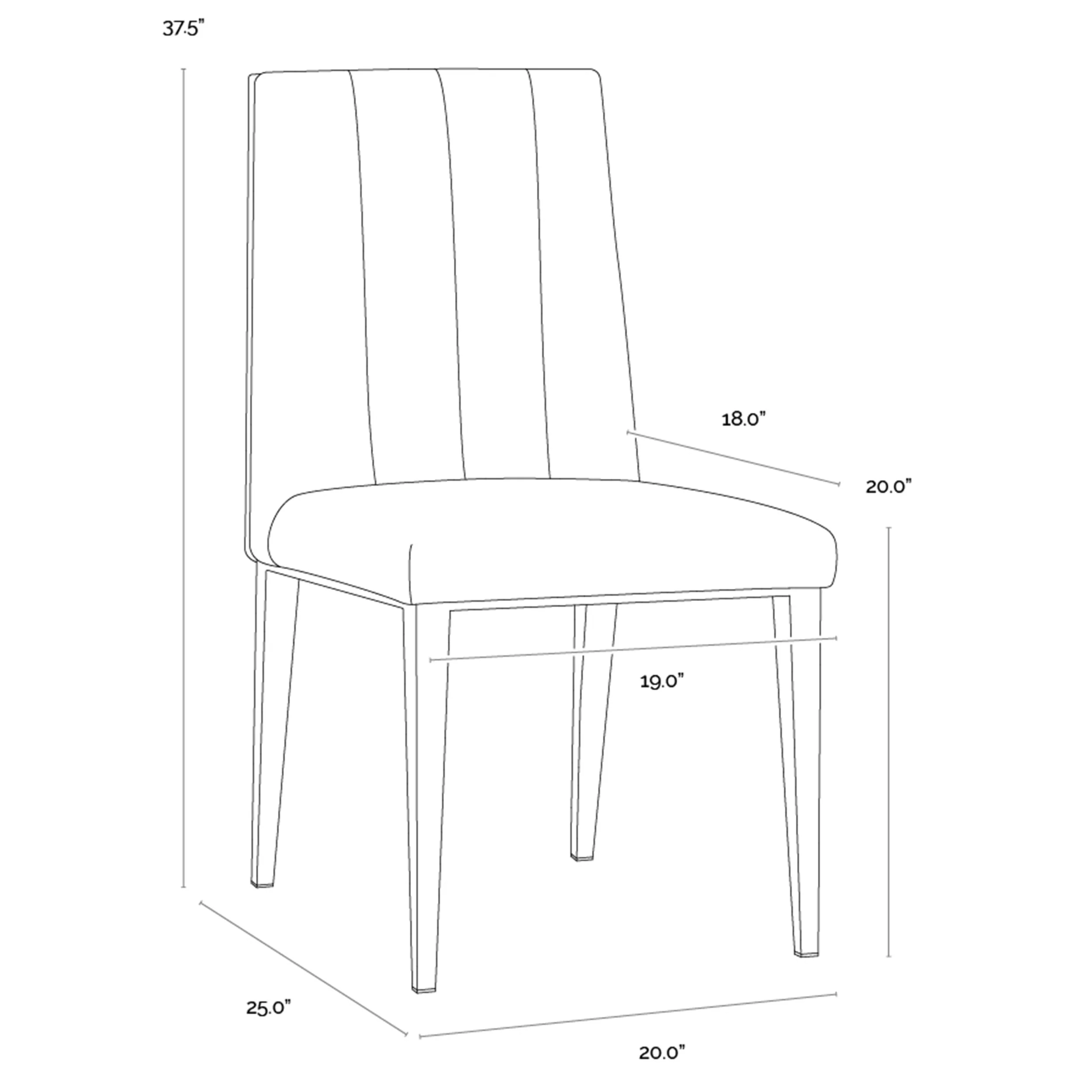 Wilbur Dining Chair, Geralt Linen - Image 5