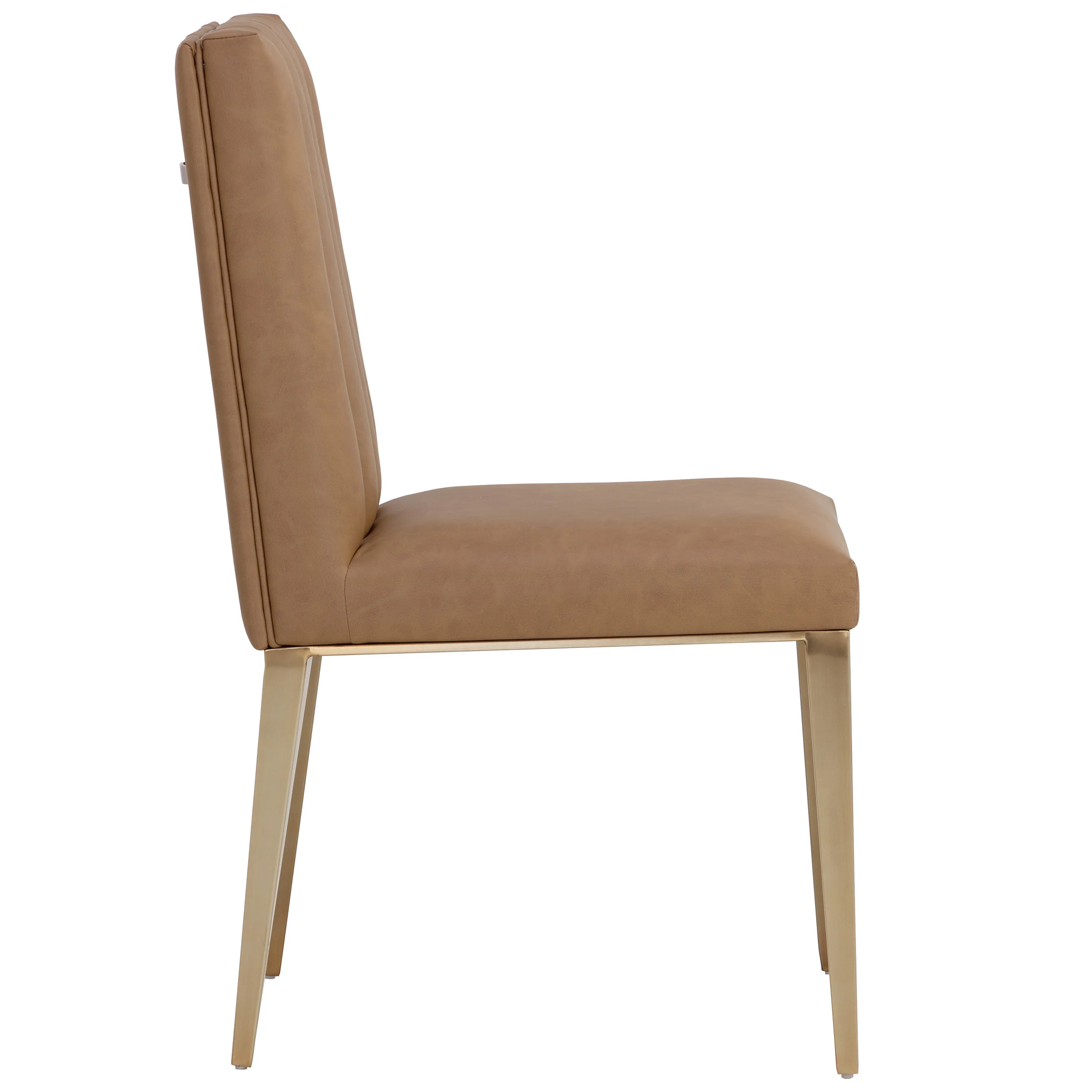 Wilbur Dining Chair, Miliken Cognac - Image 3