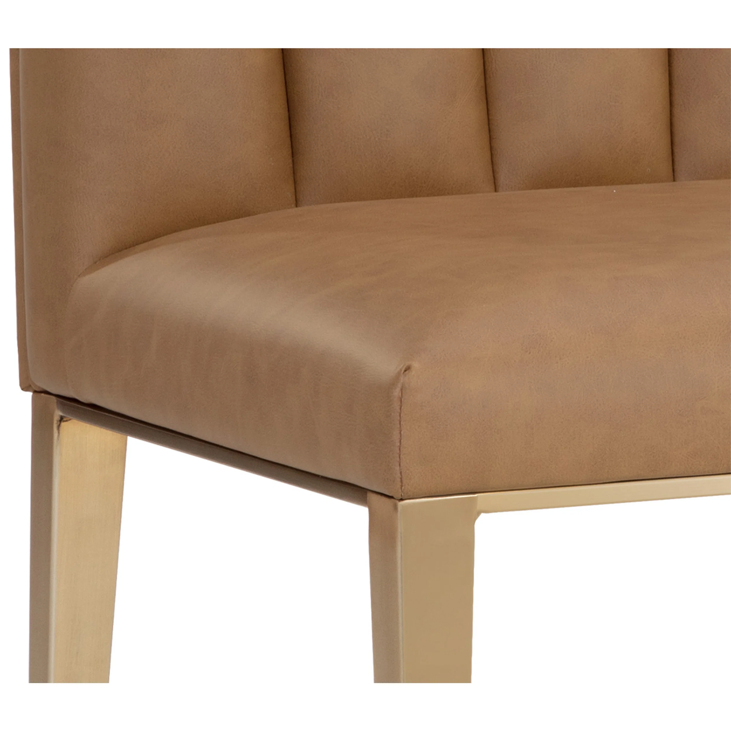 Wilbur Dining Chair, Miliken Cognac - Image 5