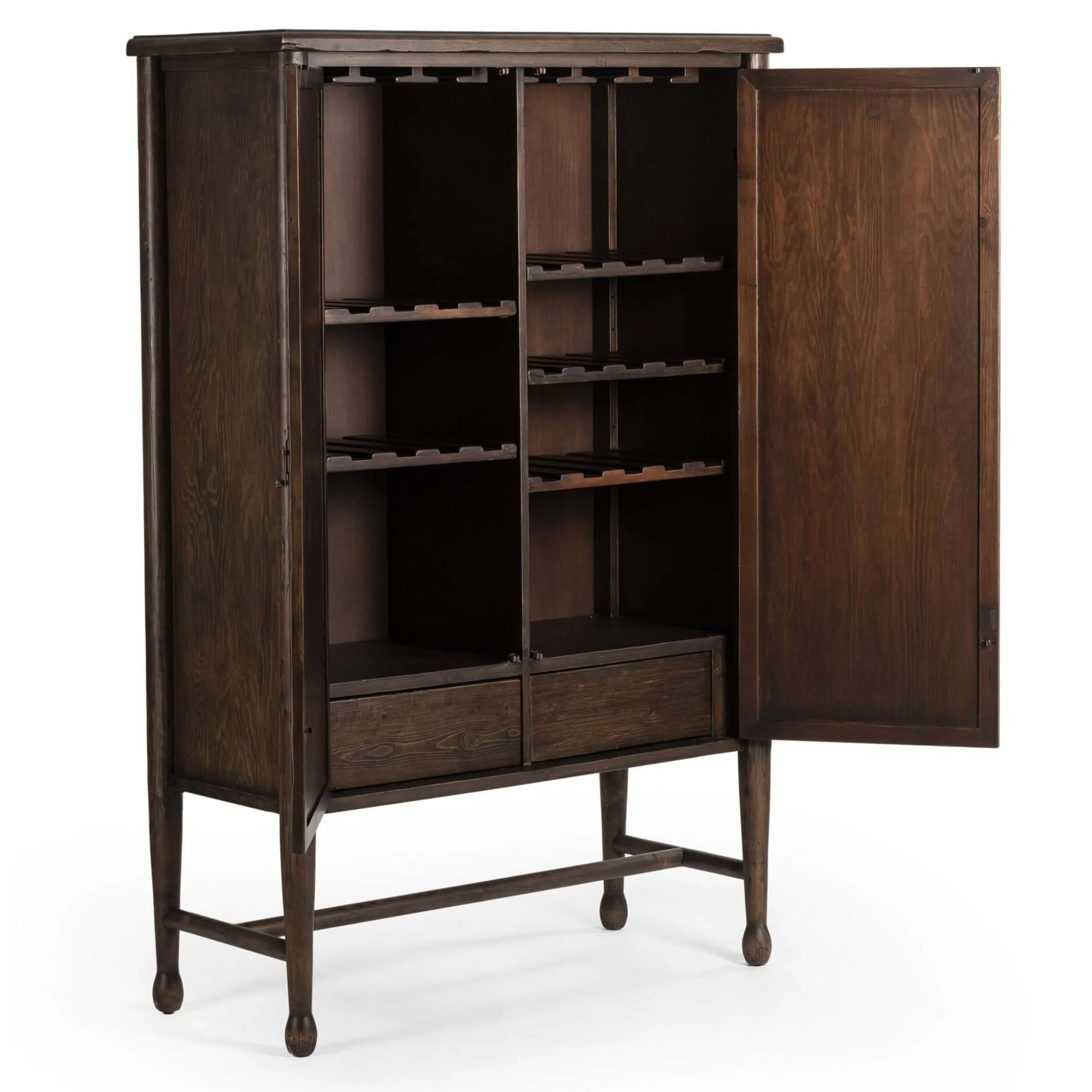 Wilder Bar Cabinet, Aged Pine by Amber Lewis x Four Hands - Image 4