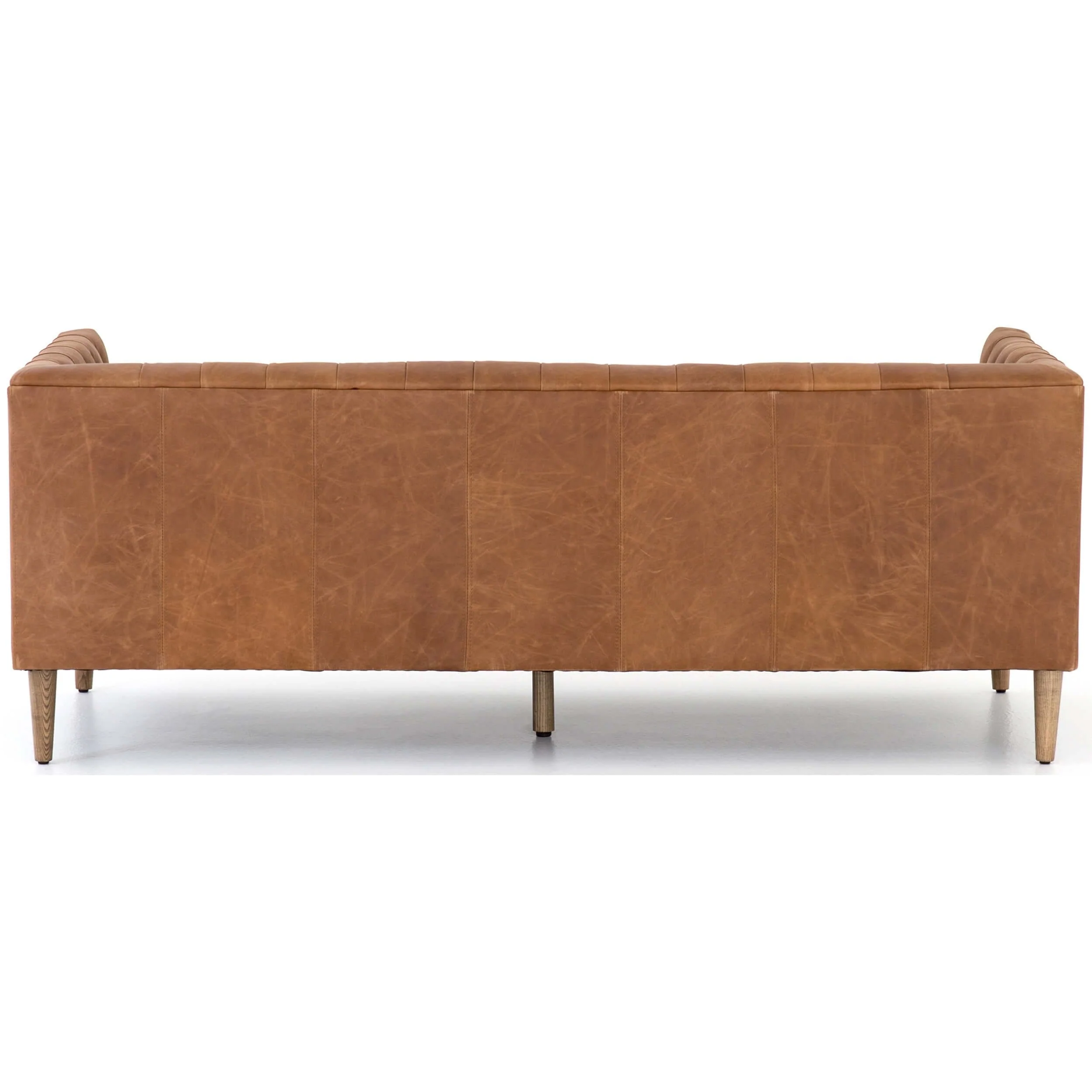 Williams Leather 75" Sofa, Natural Washed Camel - Image 4