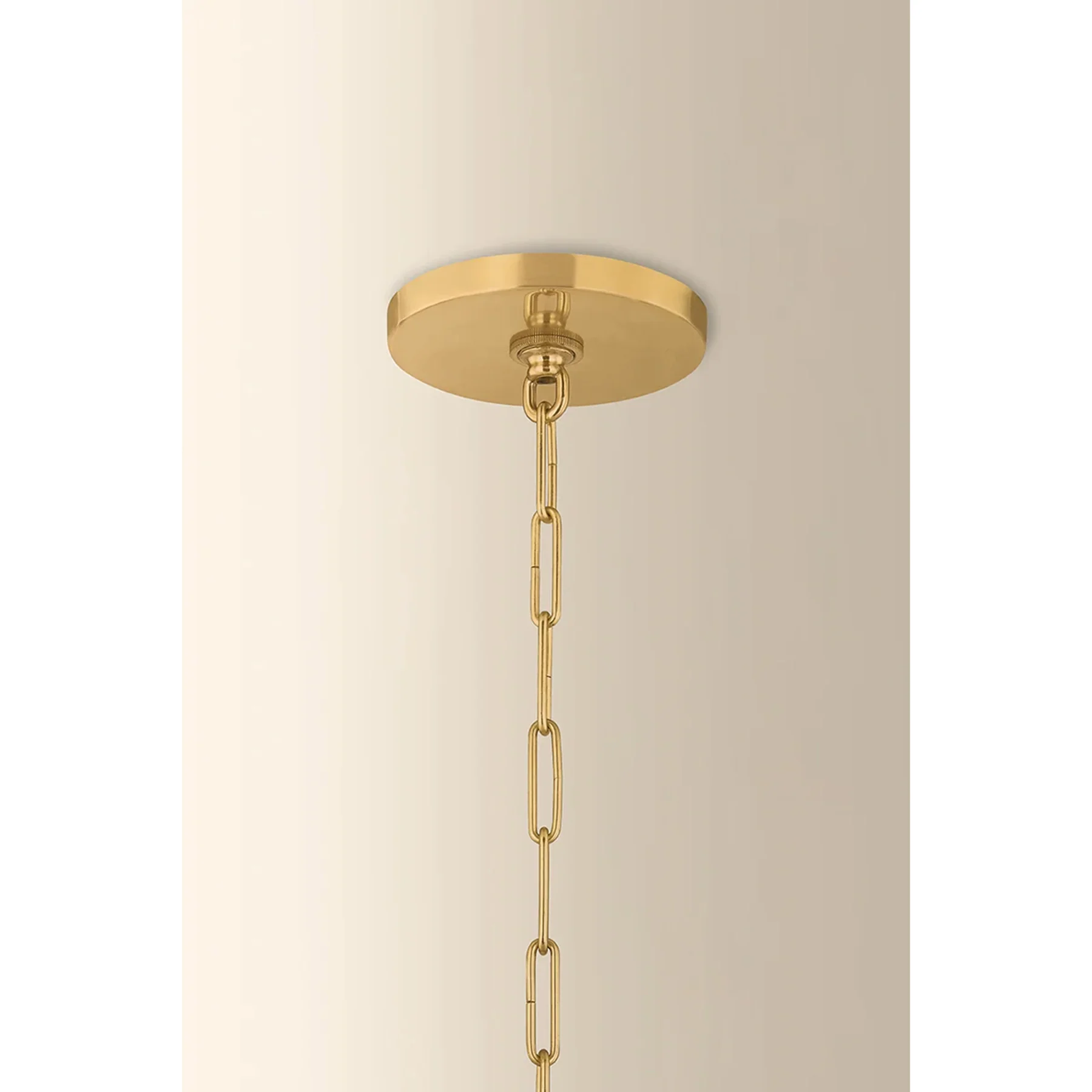 Winifred Chandelier, Aged Brass - Image 4