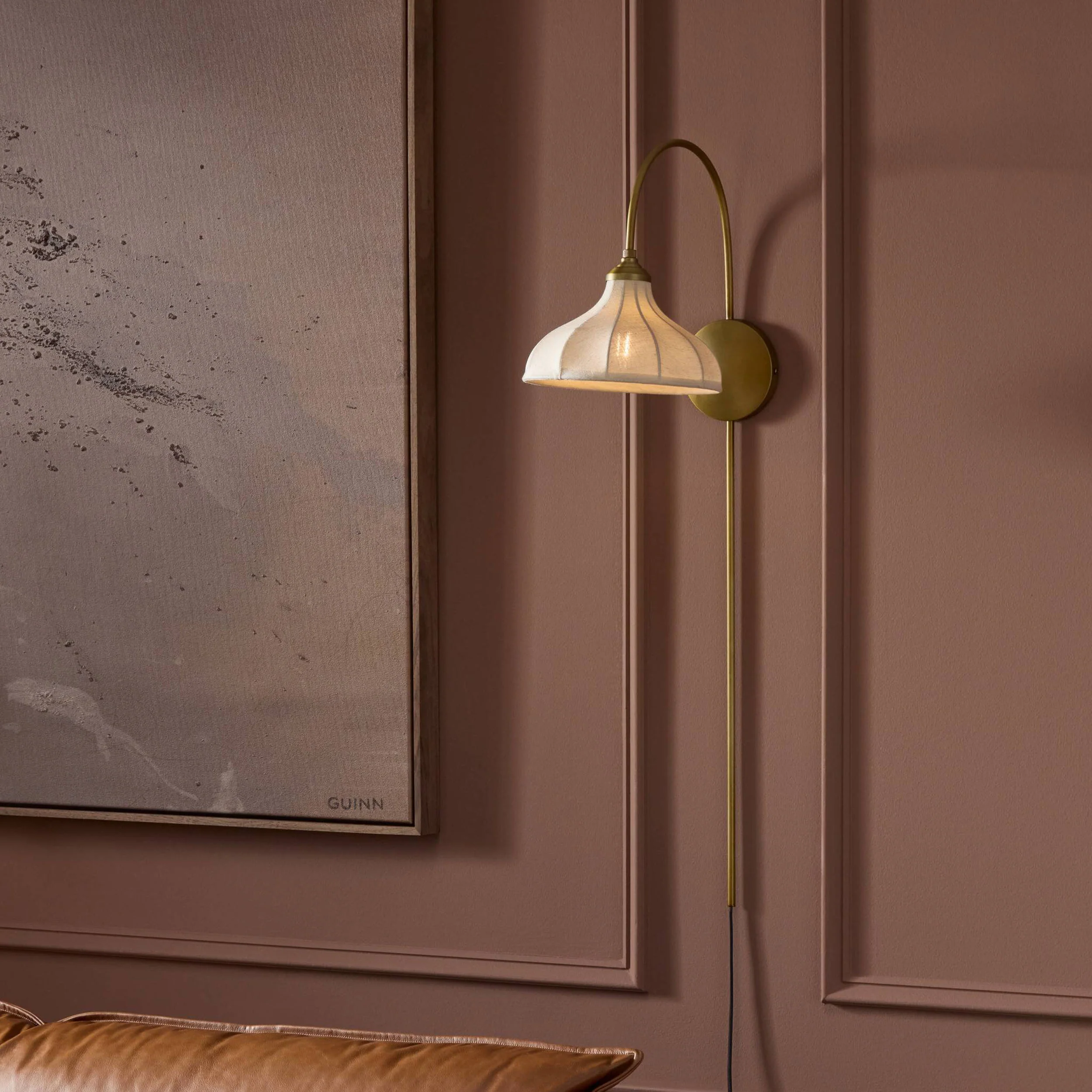 Winslet Sconce, Aged Brass by Four Hands - Image 6