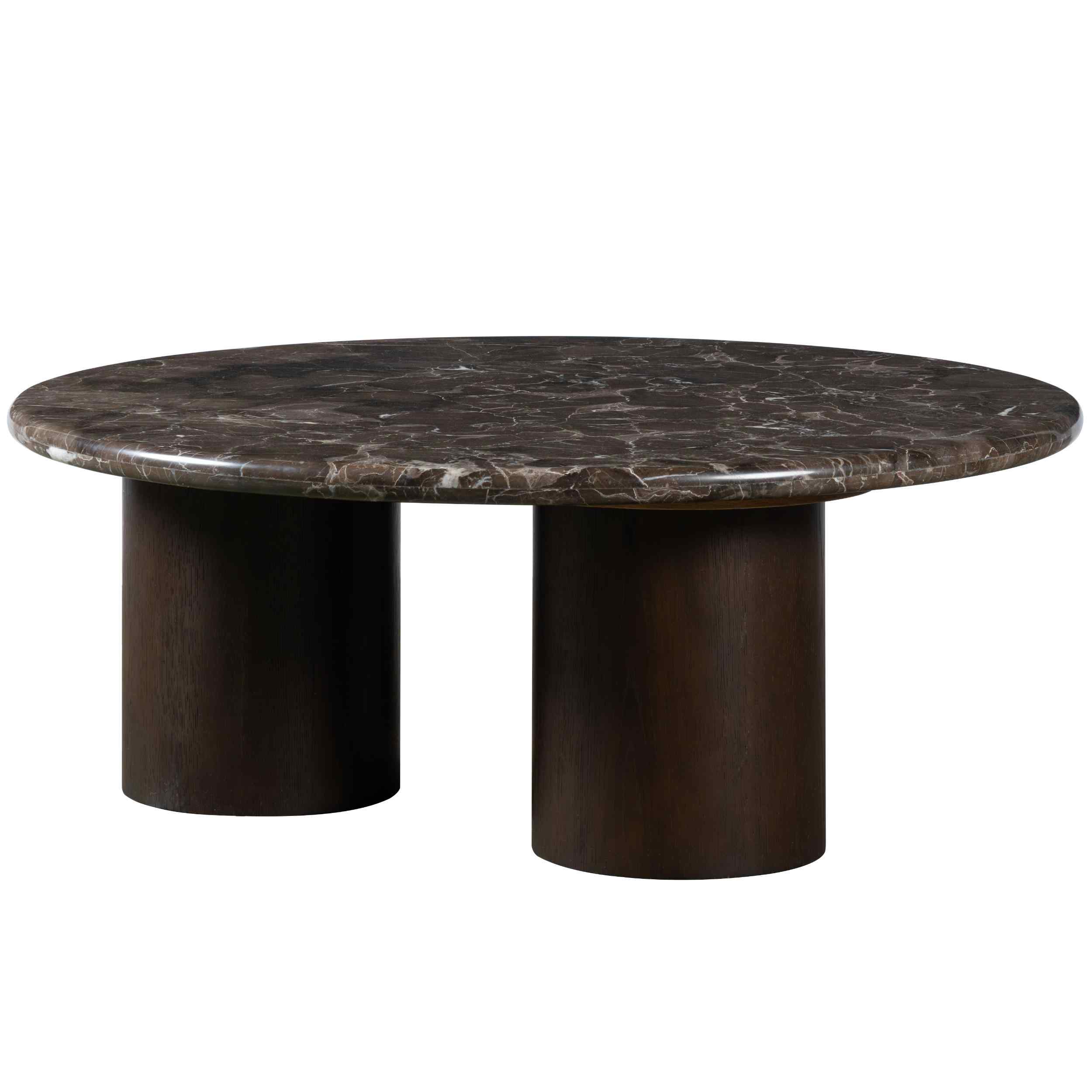 Winslow Coffee Table, Latte Marble - Image 3