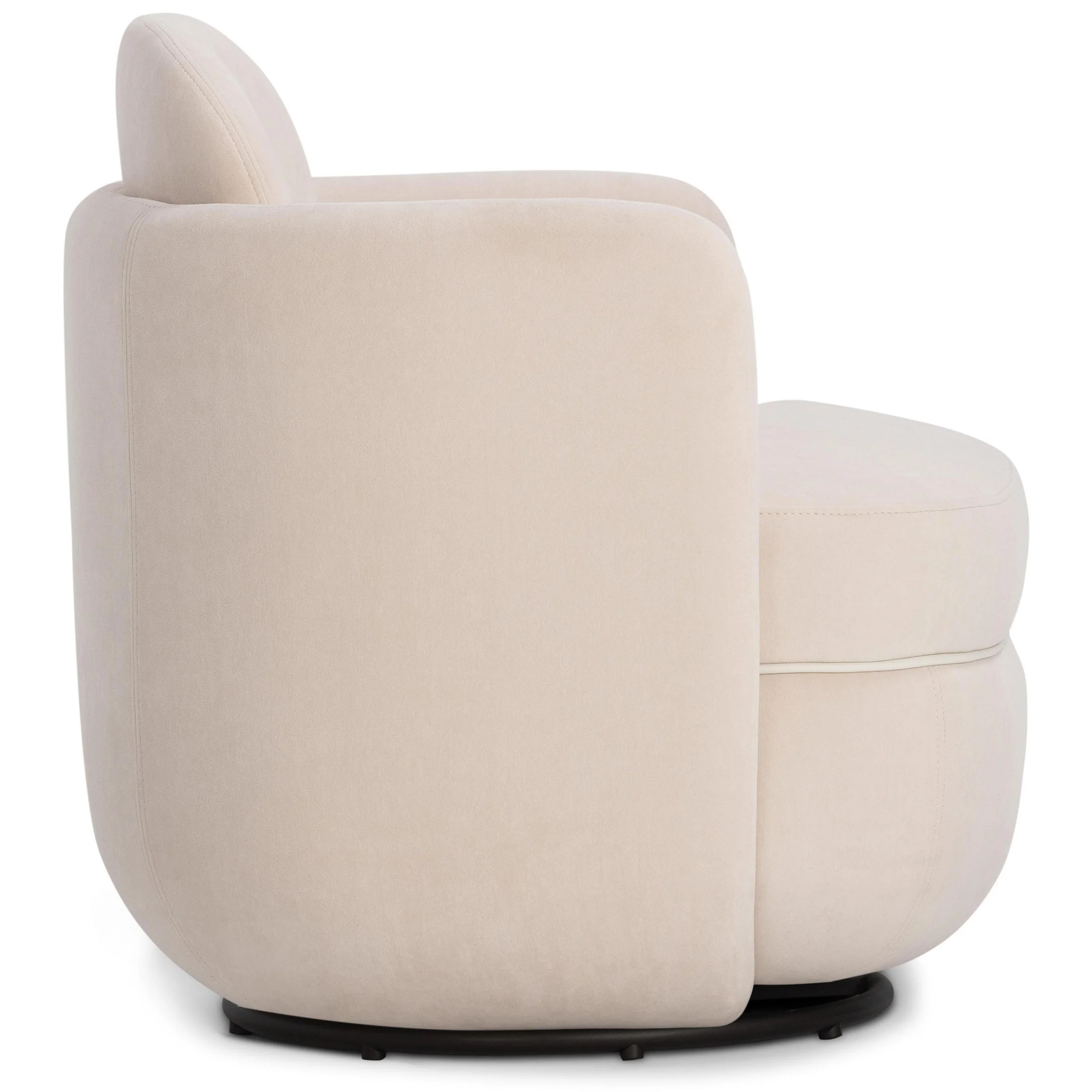 Wolfie Swivel Chair, Blush - Image 3
