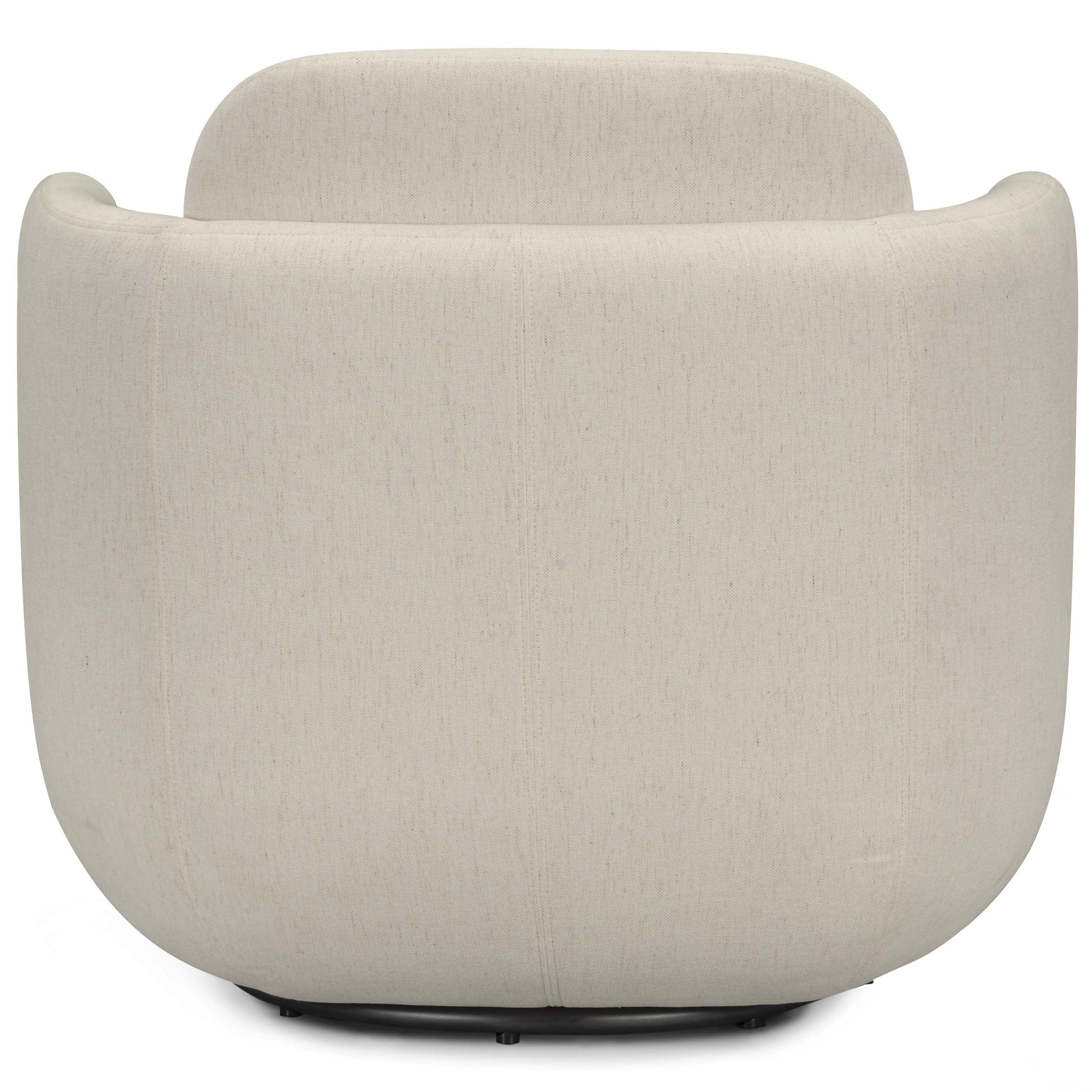 Wolfie Swivel Chair, Cream - Image 4