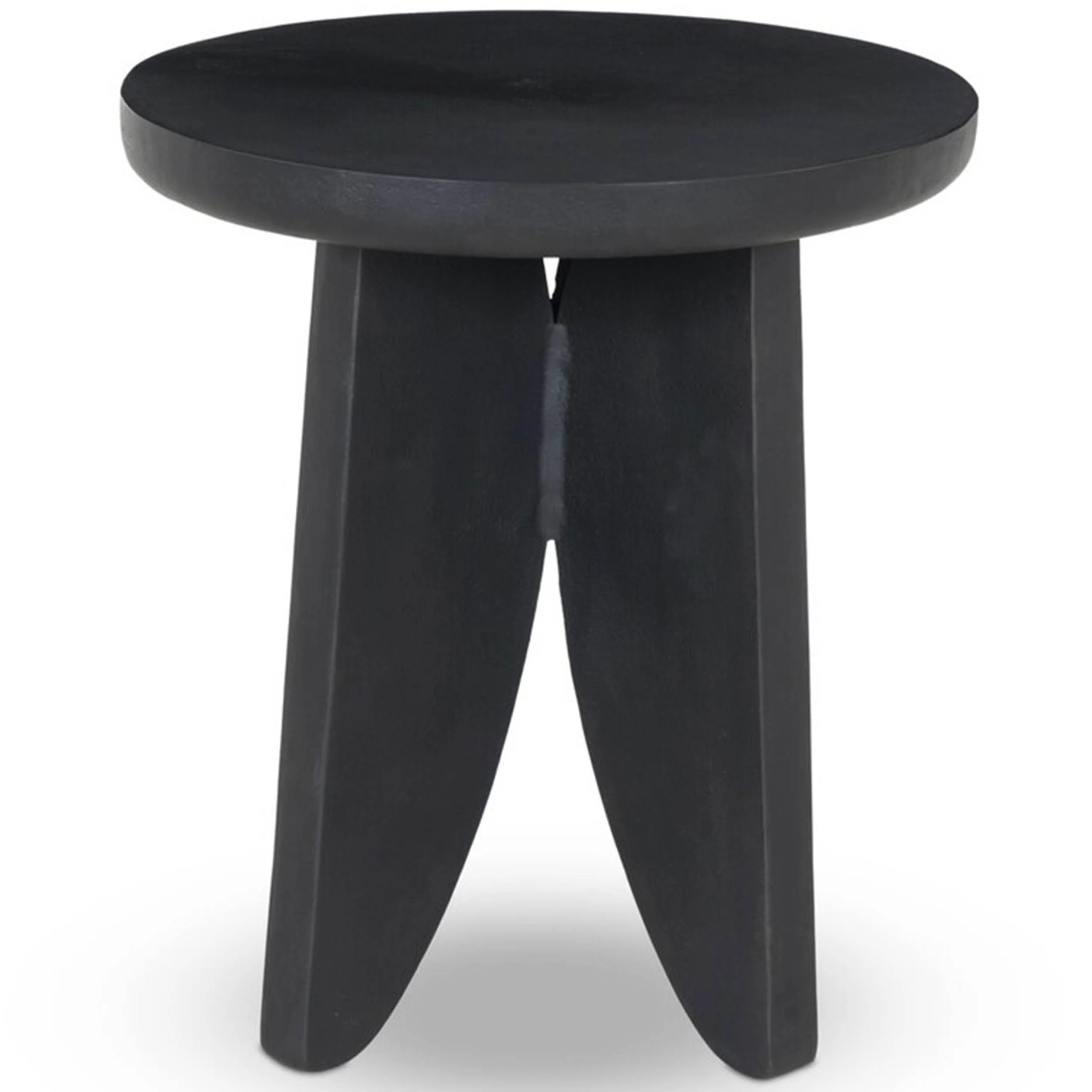 Worth Outdoor End Table, Black Antique by Four Hands - Image 2