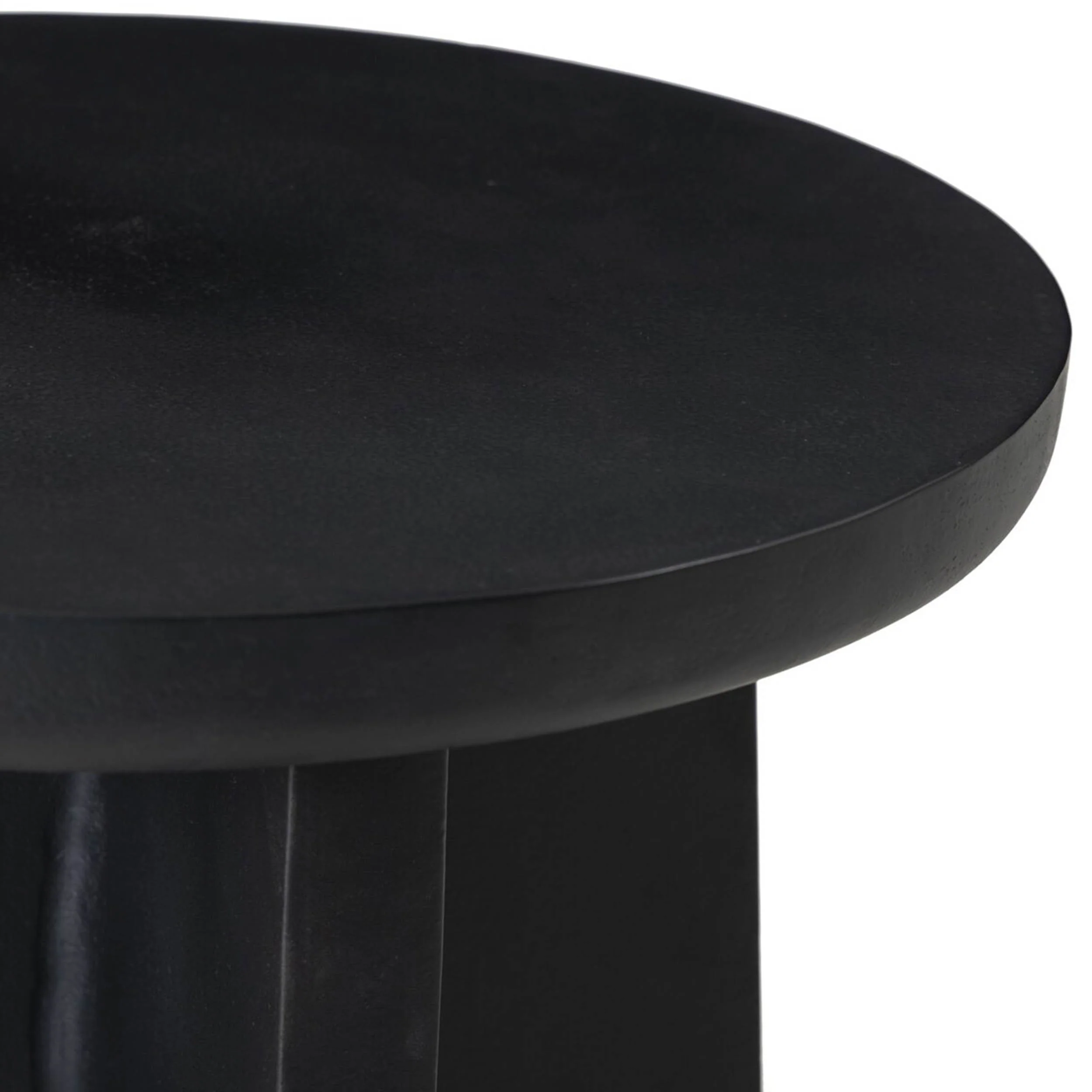 Worth Outdoor End Table, Black Antique by Four Hands - Image 4