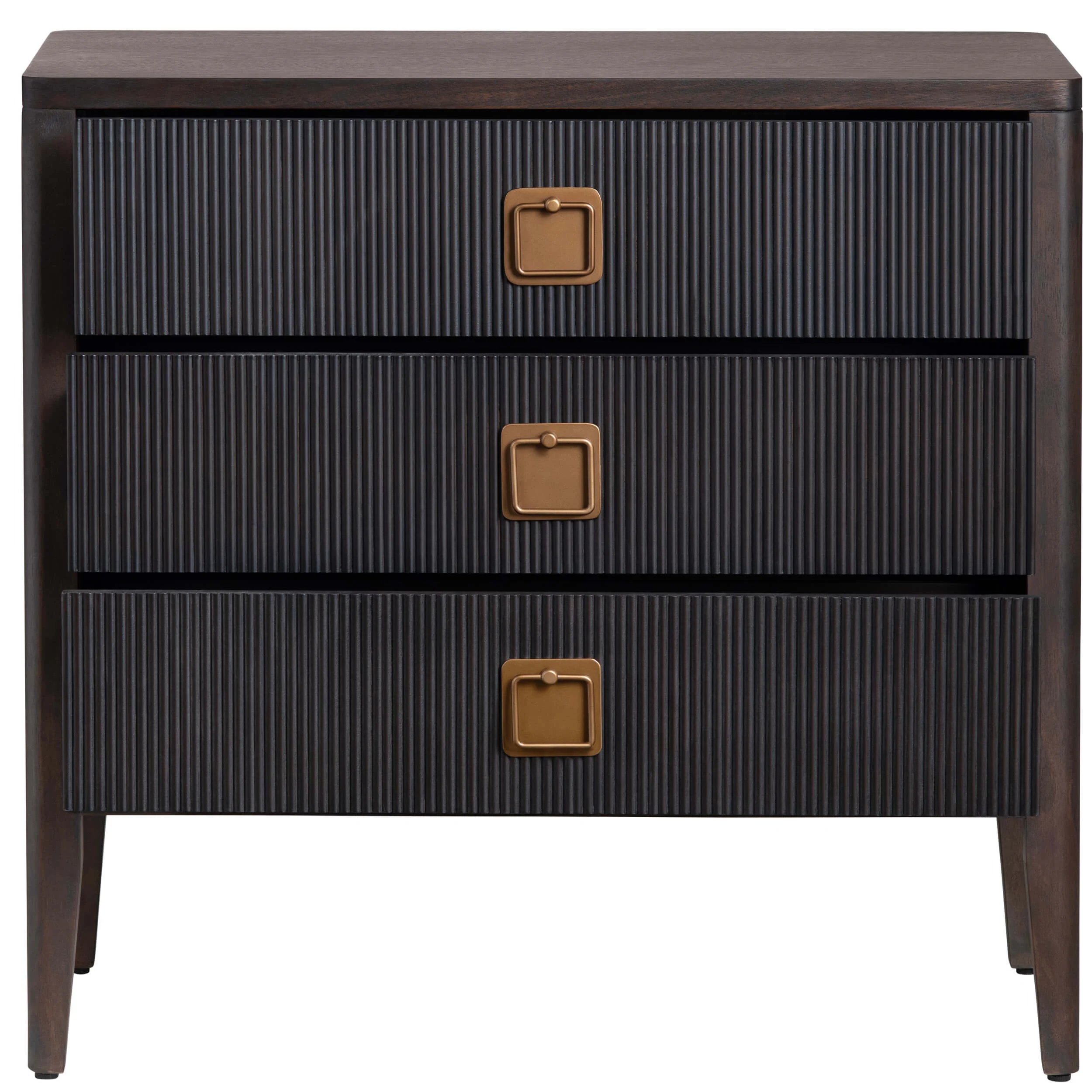 Worthington 3 Drawer Chest, Black - Image 3