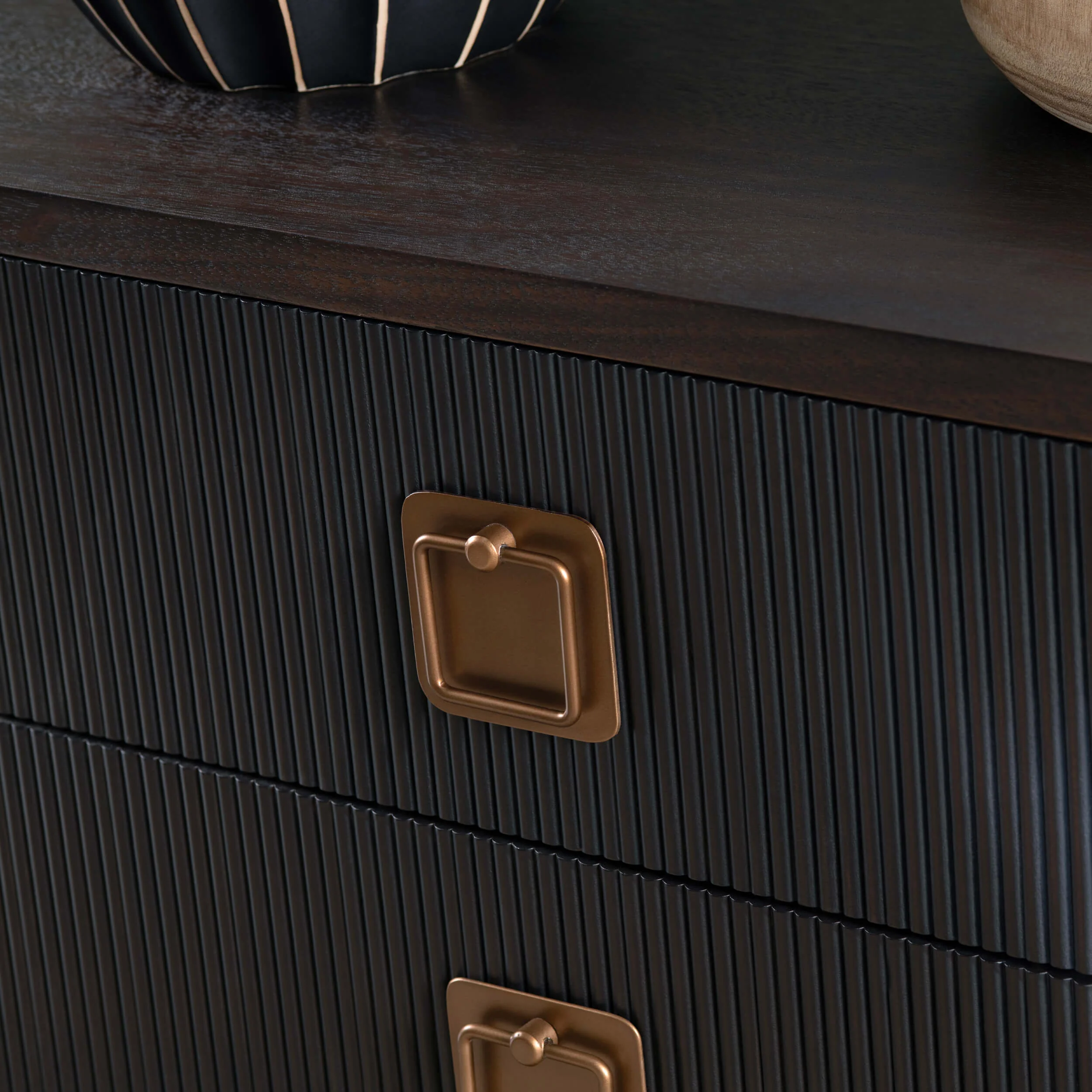 Worthington 3 Drawer Chest, Black - Image 7