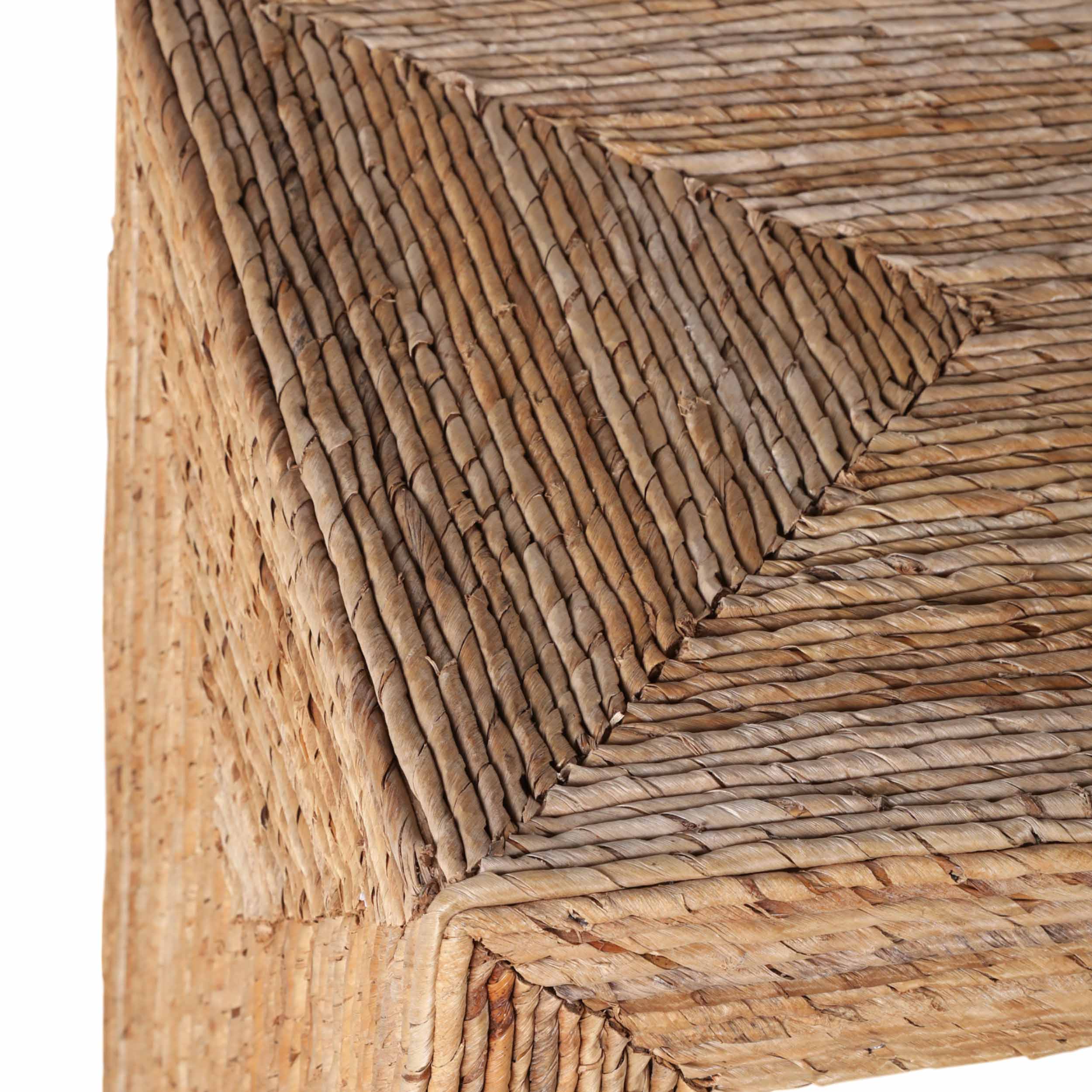 Woven Console w/Two Side Tables, Natural - Image 6