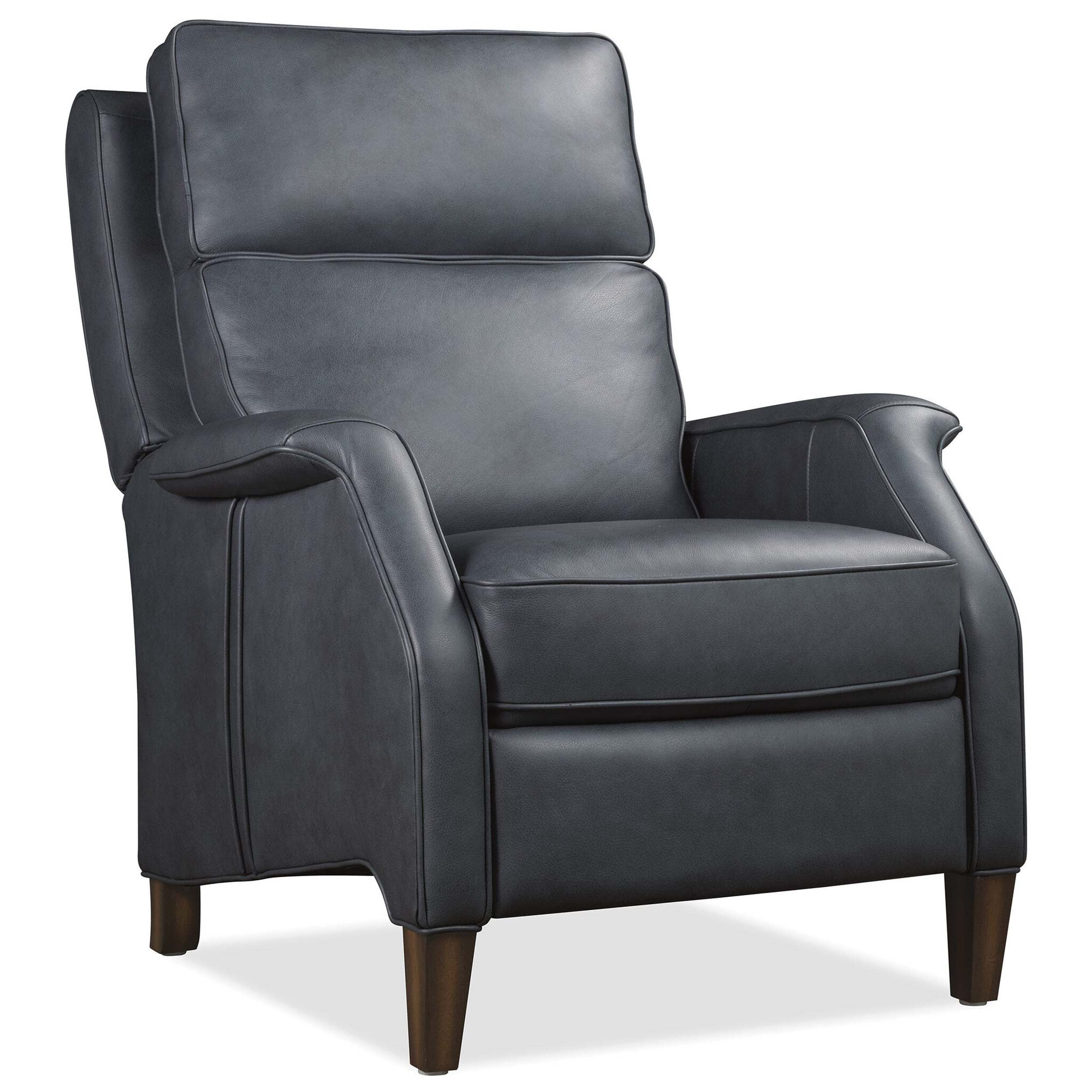 Wrenn Leather Power Recliner, Ankur Blue