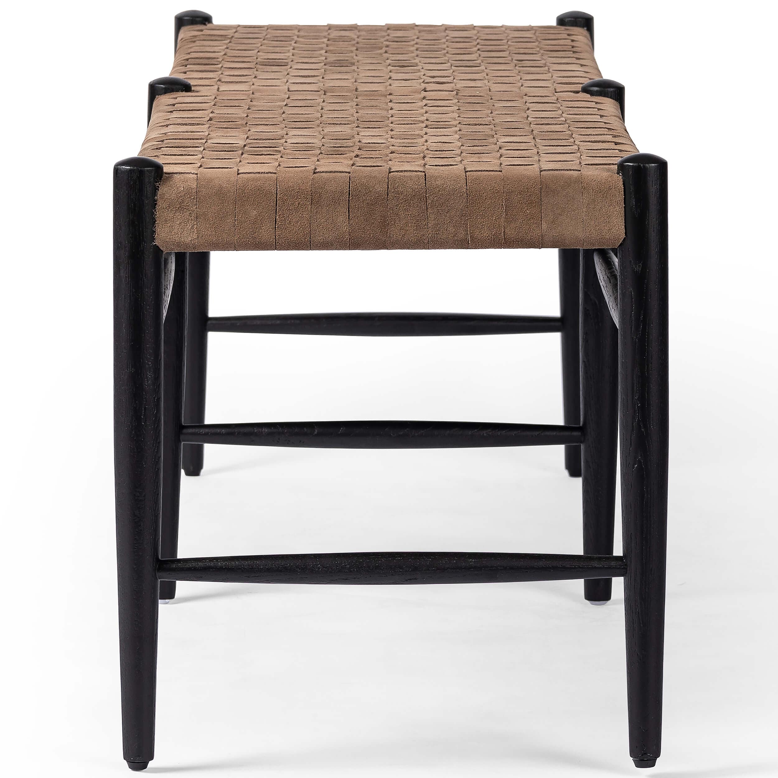 Wyatt Bench, Drifted Matte Black - Image 3