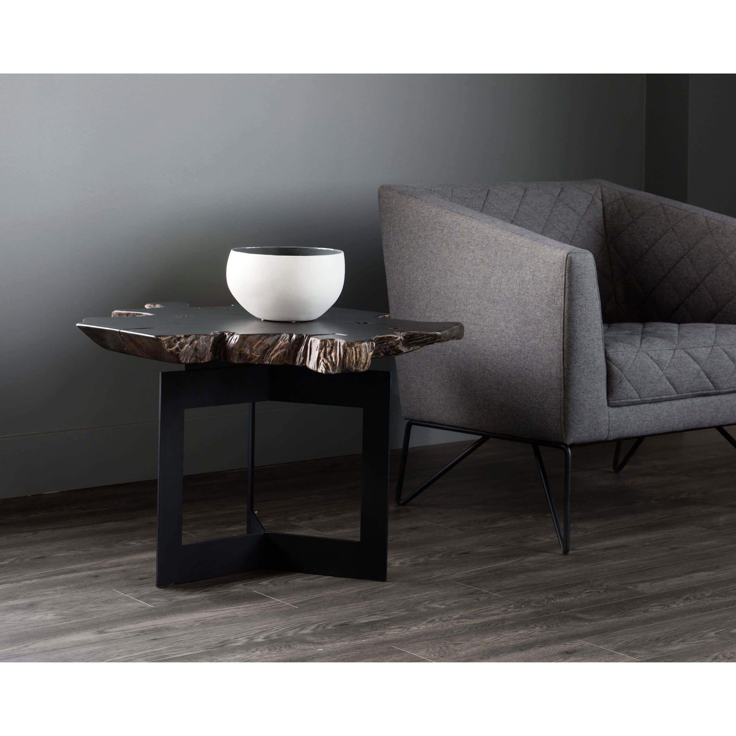 Wyatt End Table, Dark Brown - Image 4